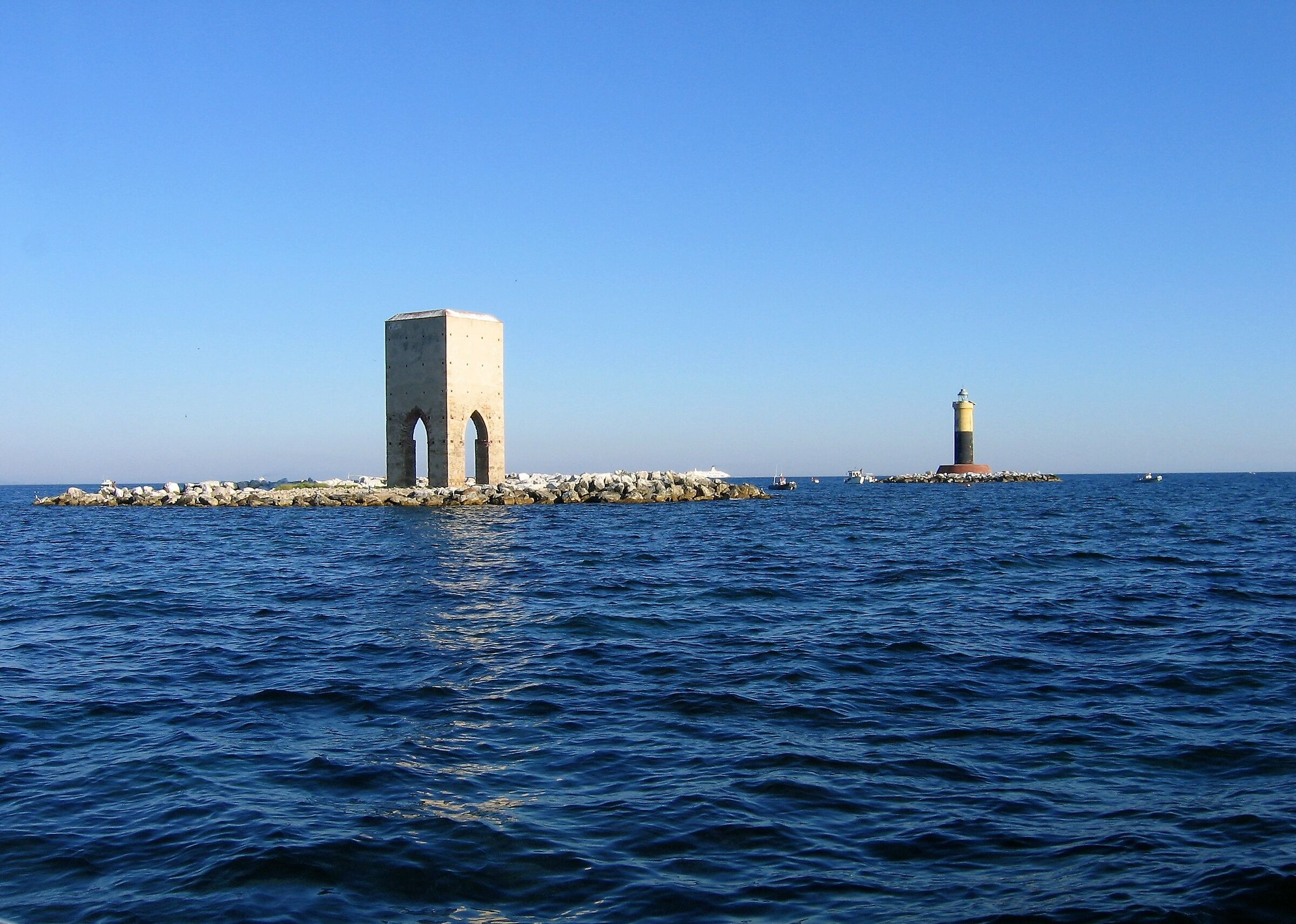 Lighthouse of the Melorie Livorno