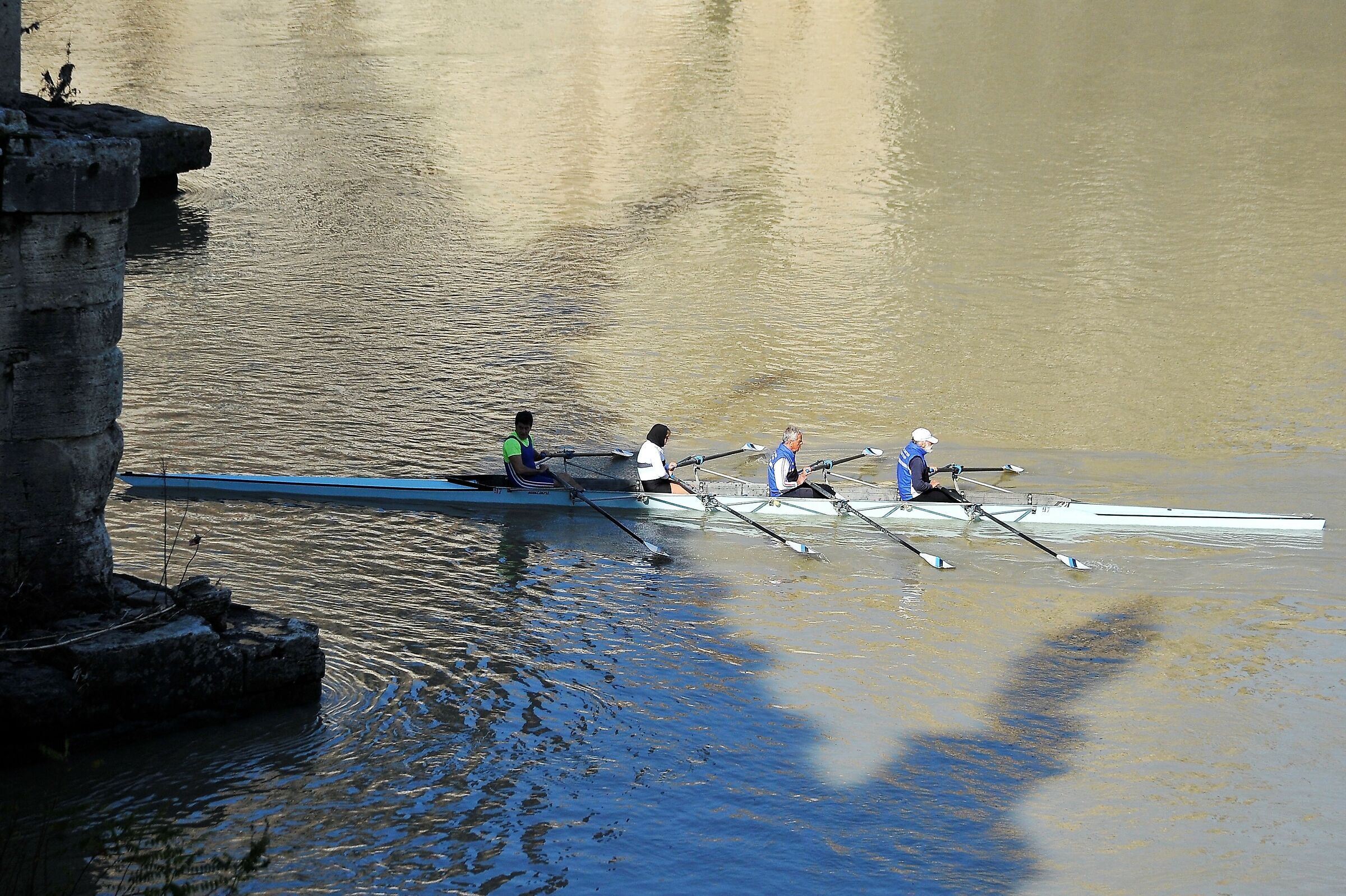Canottieri sul Tevere