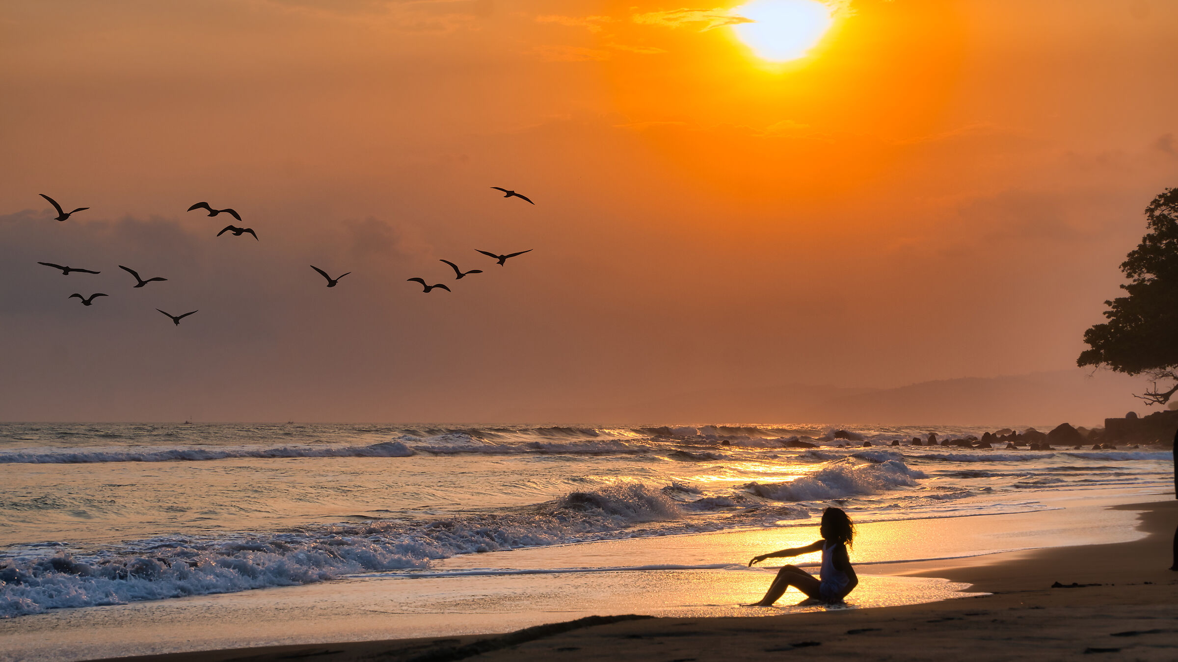 Tramonto a west java