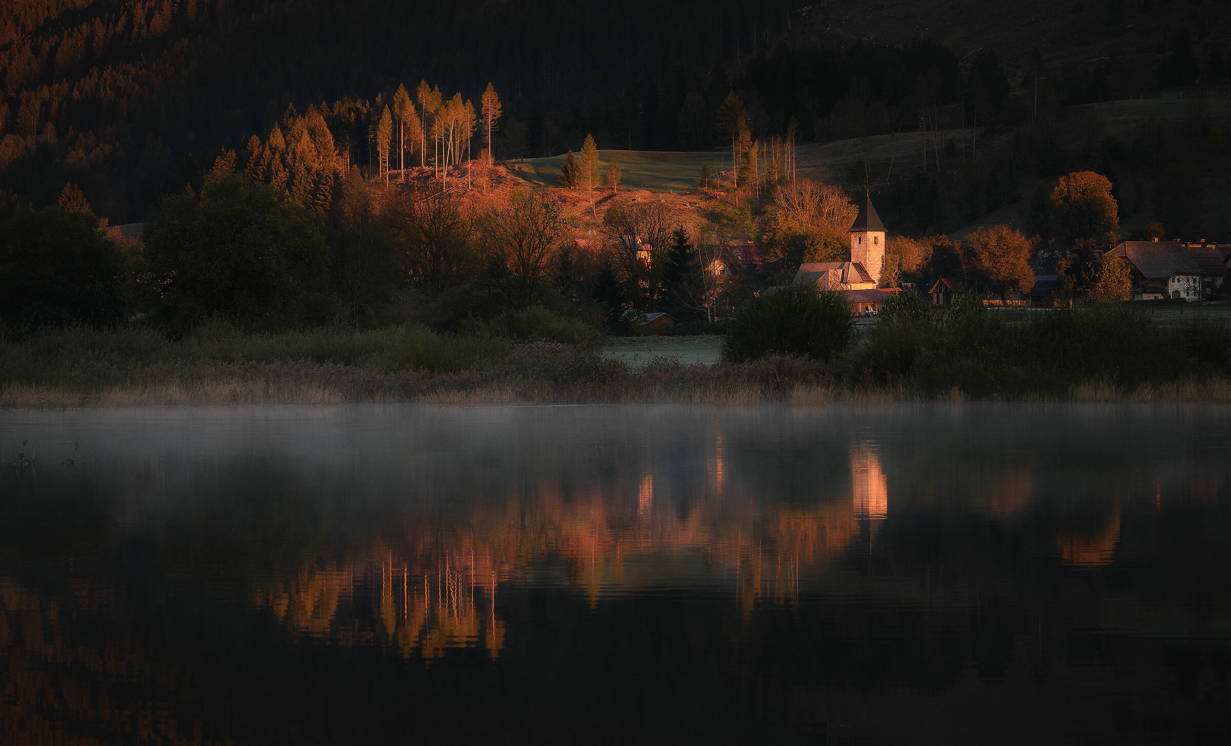 Alba al villaggio