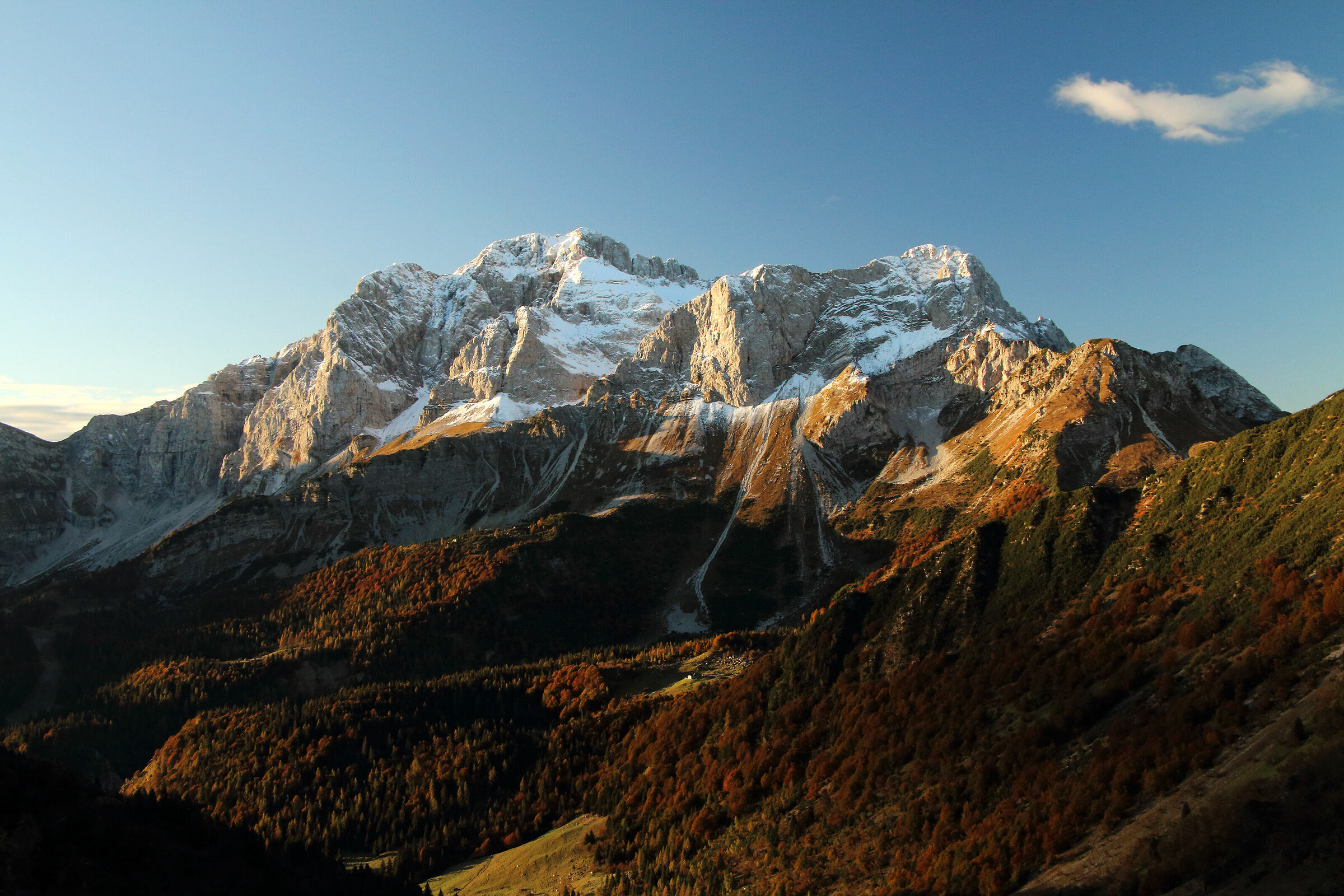 prime luci sull'Arera