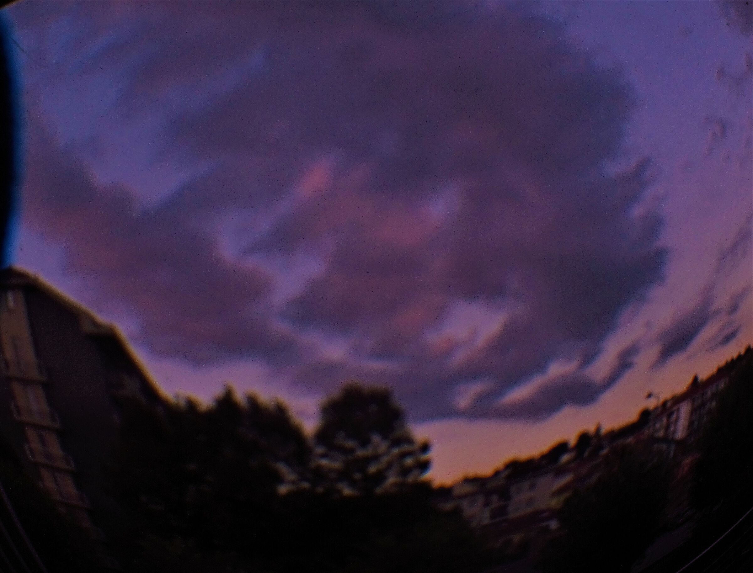 tramonto in una sfera..