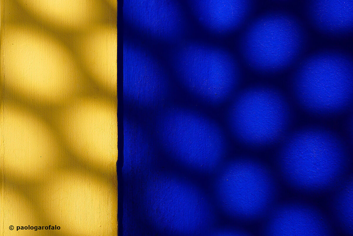 Big Bubbles (Minimal in giallo e blu)