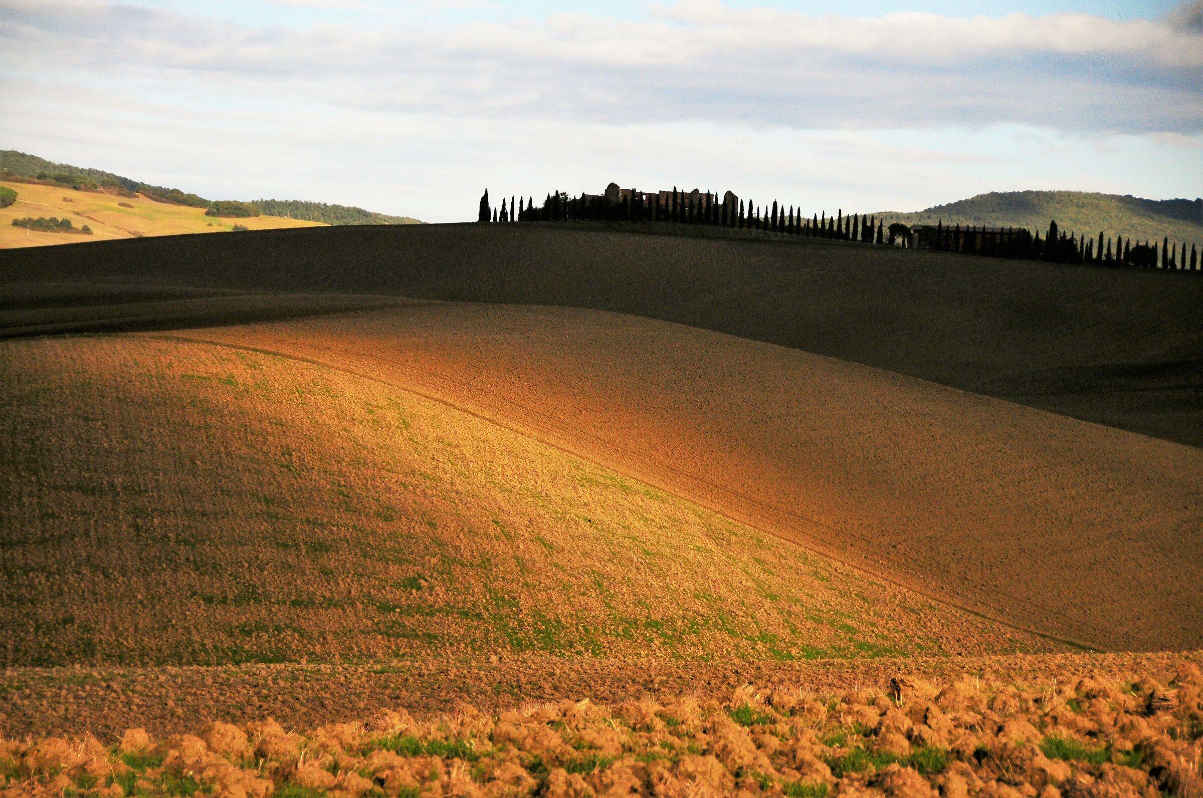 Val d'Orcia...giocare con la luce