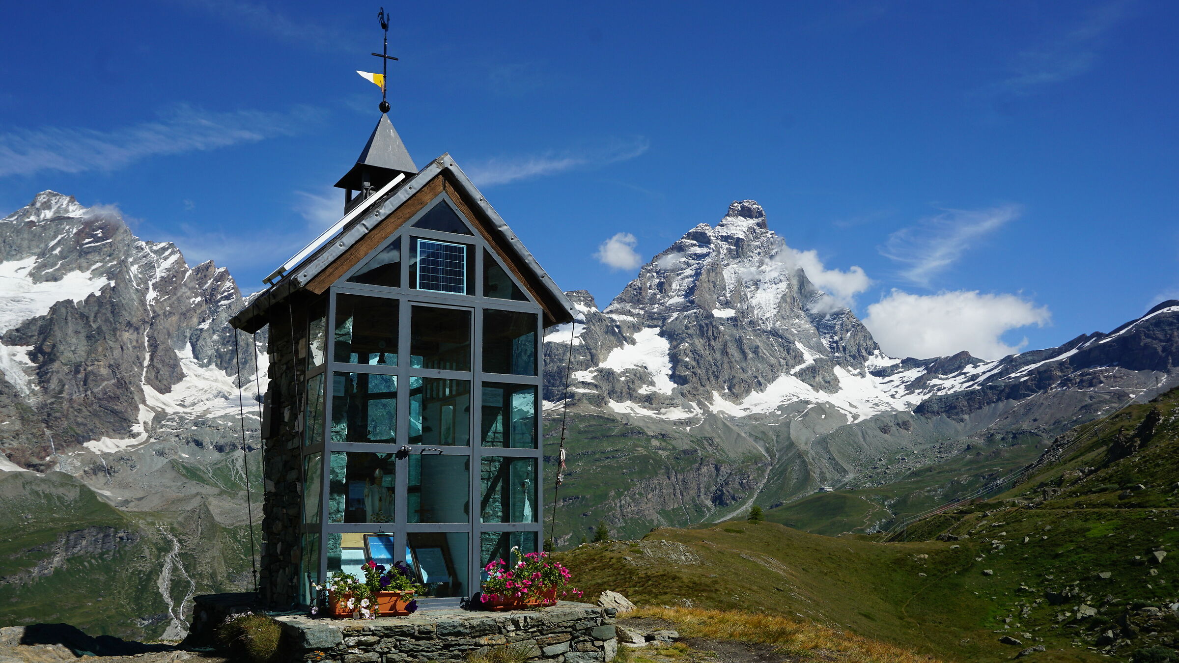 Cappella di sant'Anna e Cervino