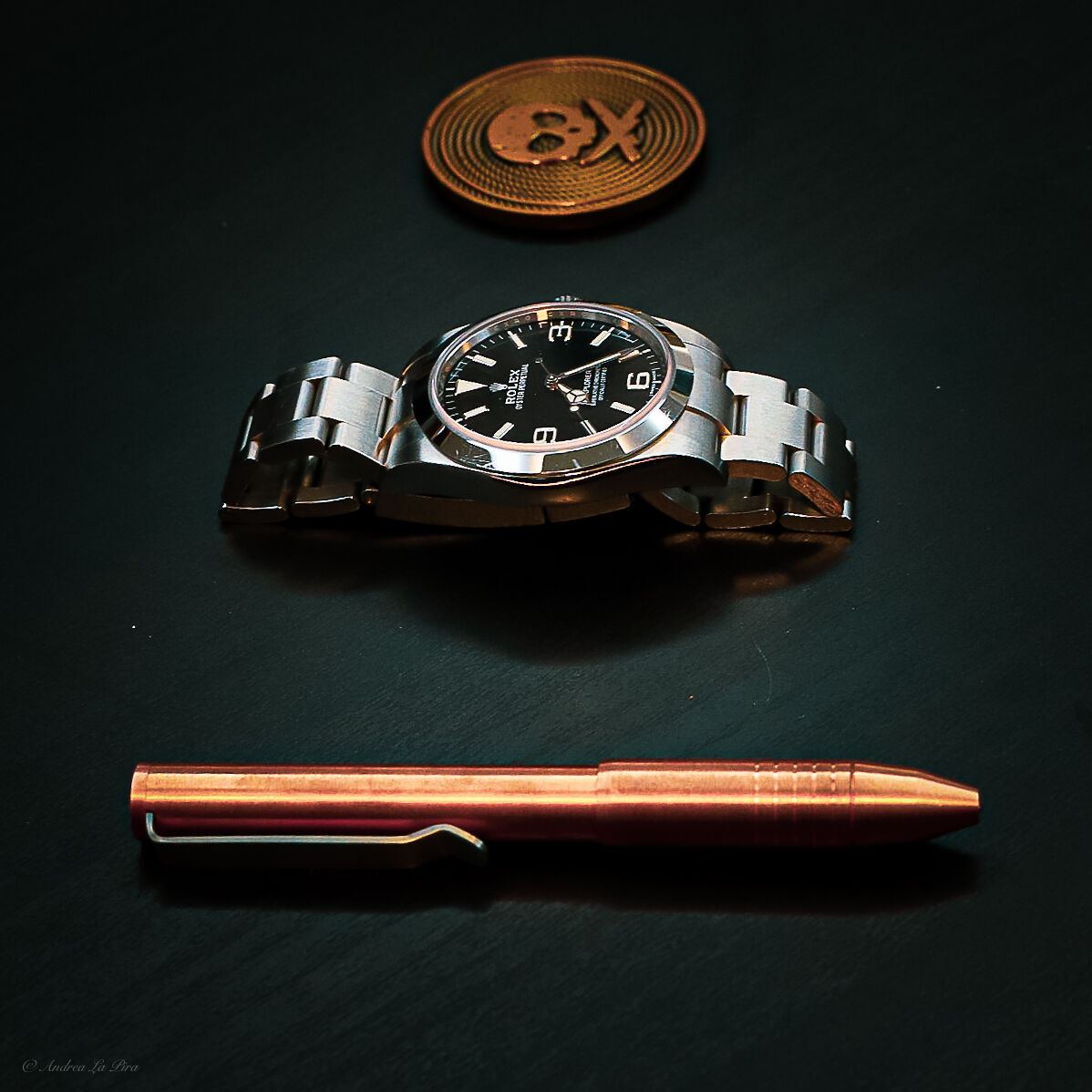 Steel, copper and brass