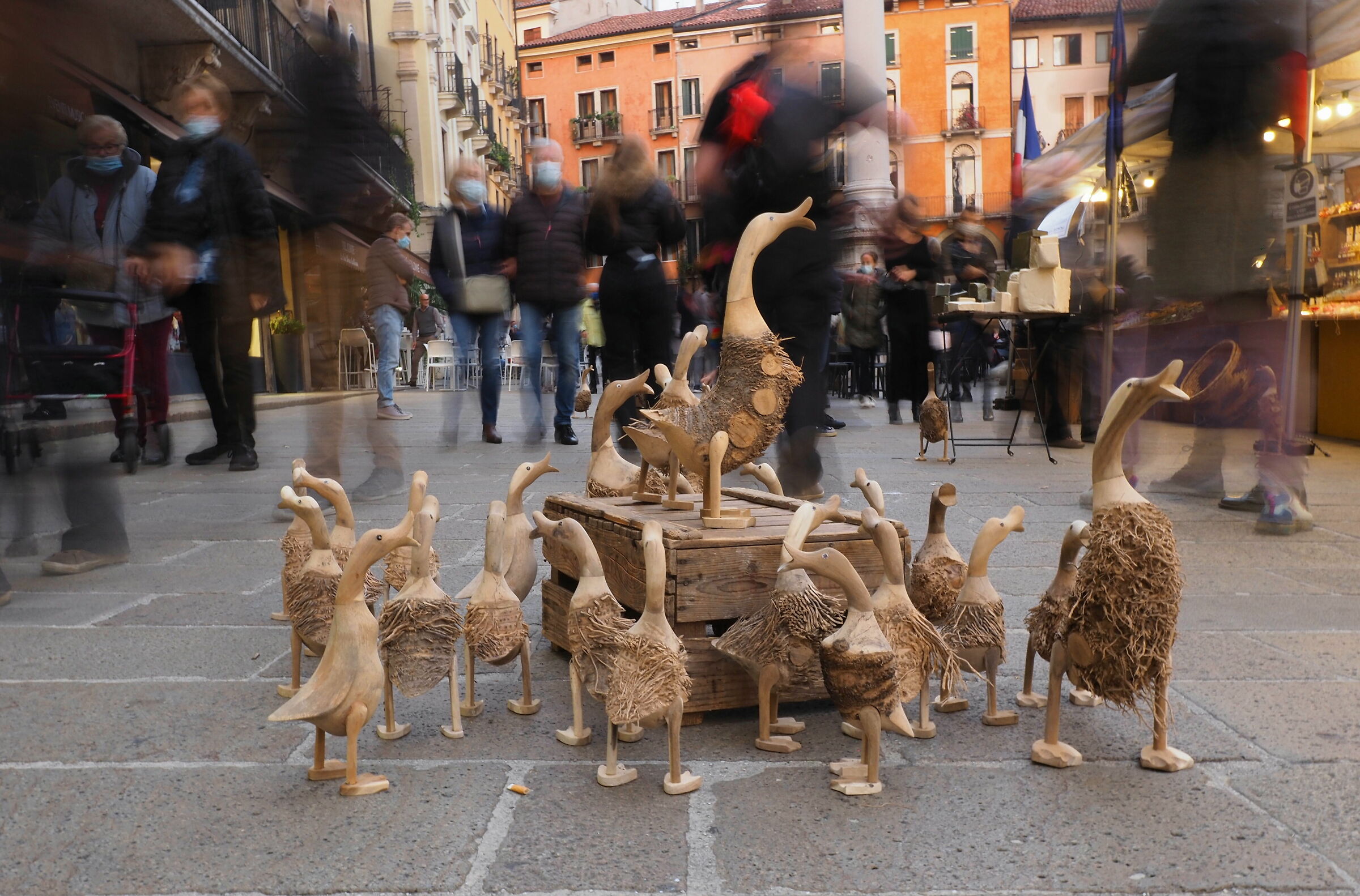 oche senza mascherina