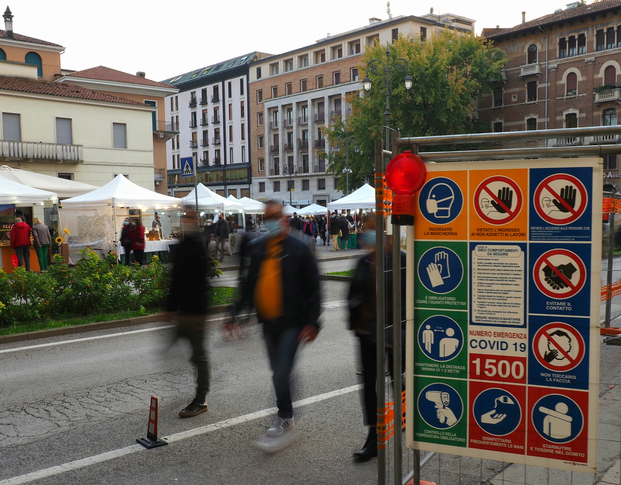 Vicenza, seconda ondata- regole