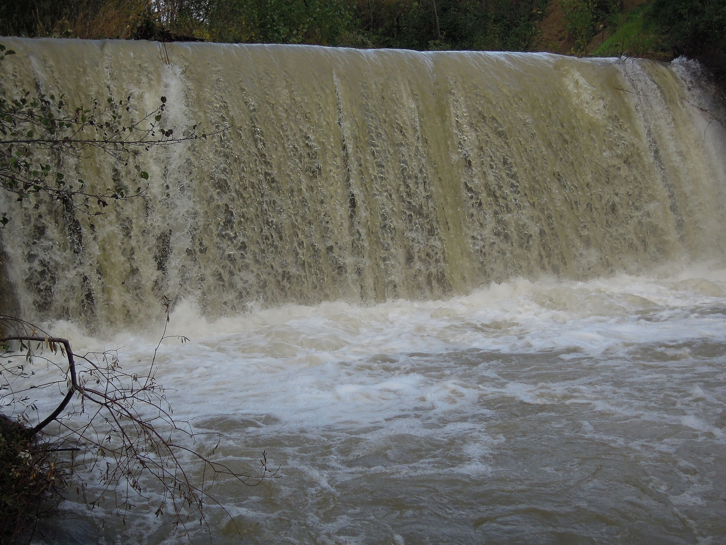 Il torrente in piena.