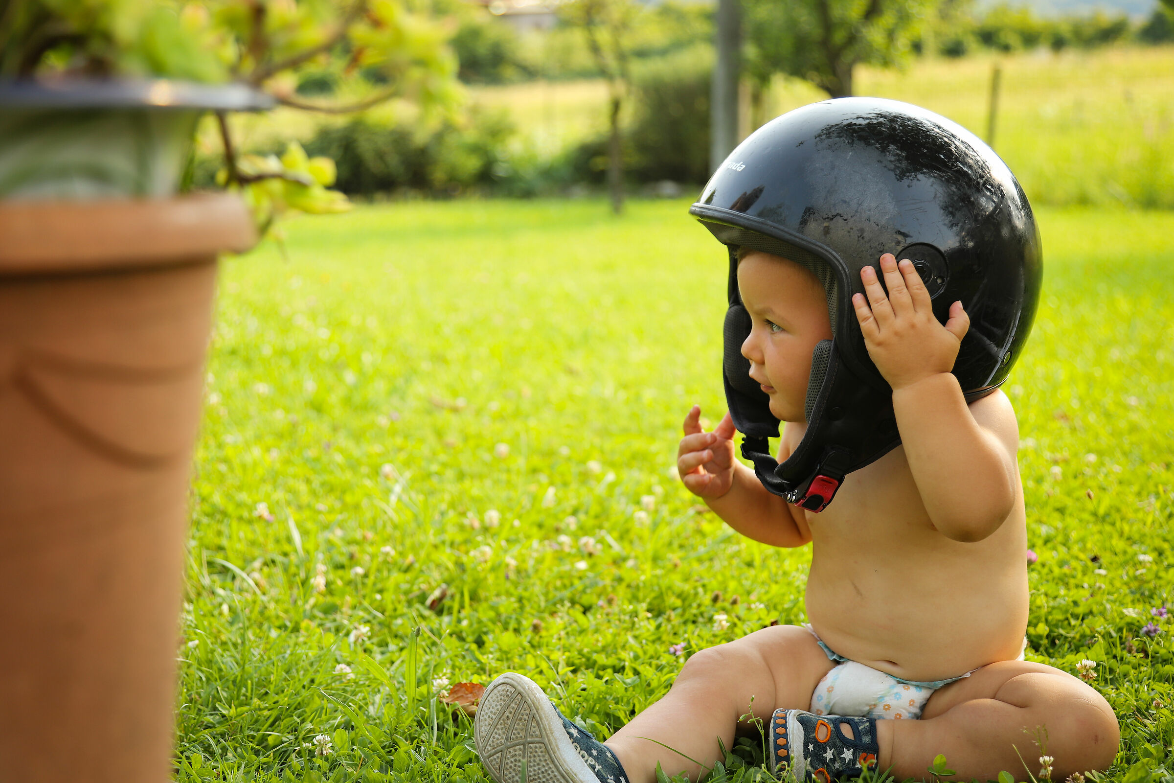 Da grande faro il motociclista