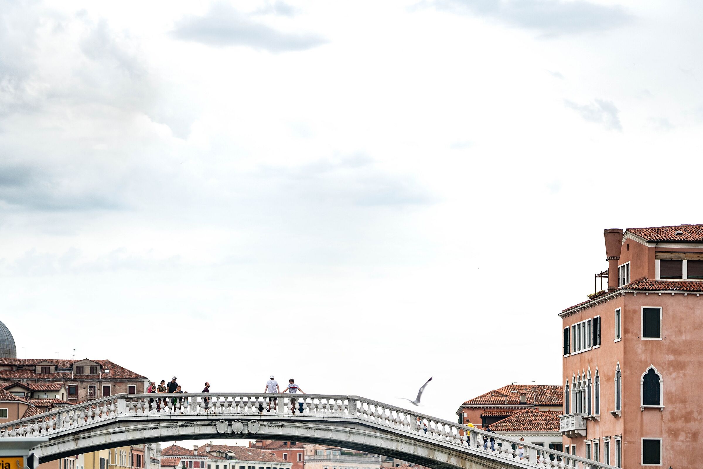 Ponte degli scalzi semi deserto
