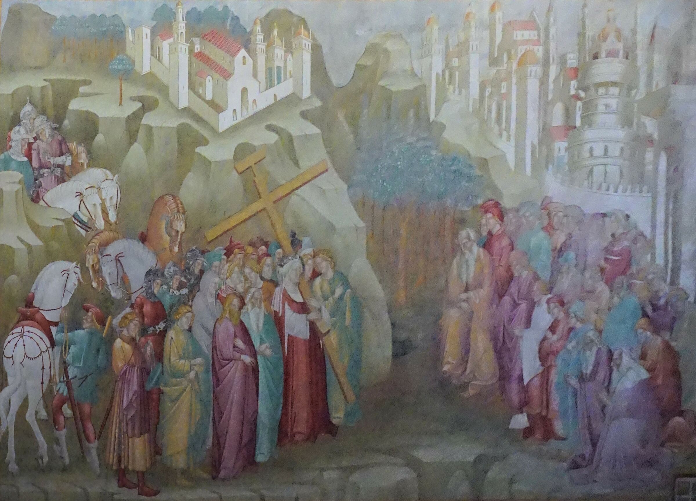 Volterra, Cappella della Croce di giorno