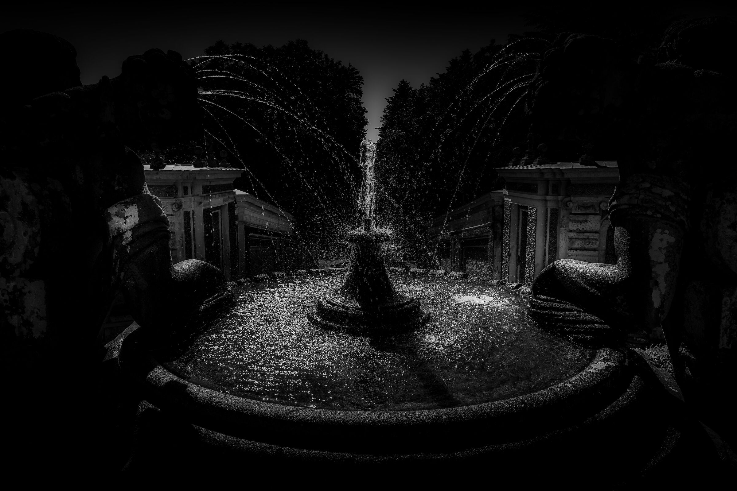 Splashes of light...