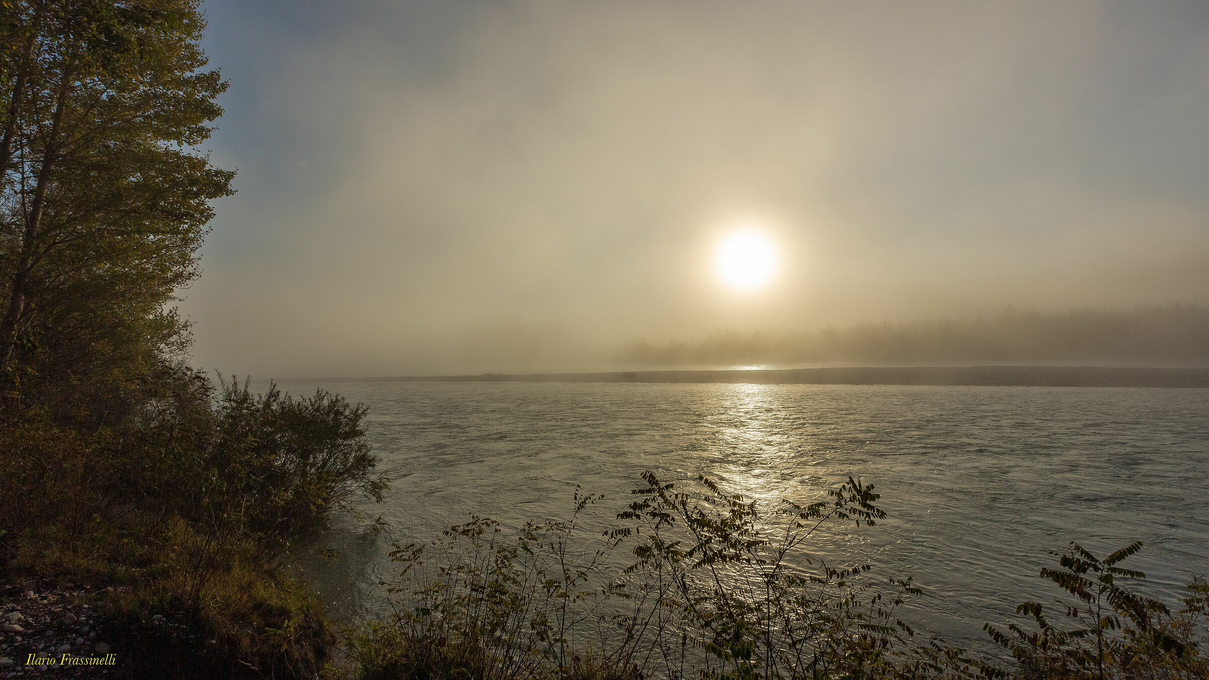 Fiume Piave di prima mattina