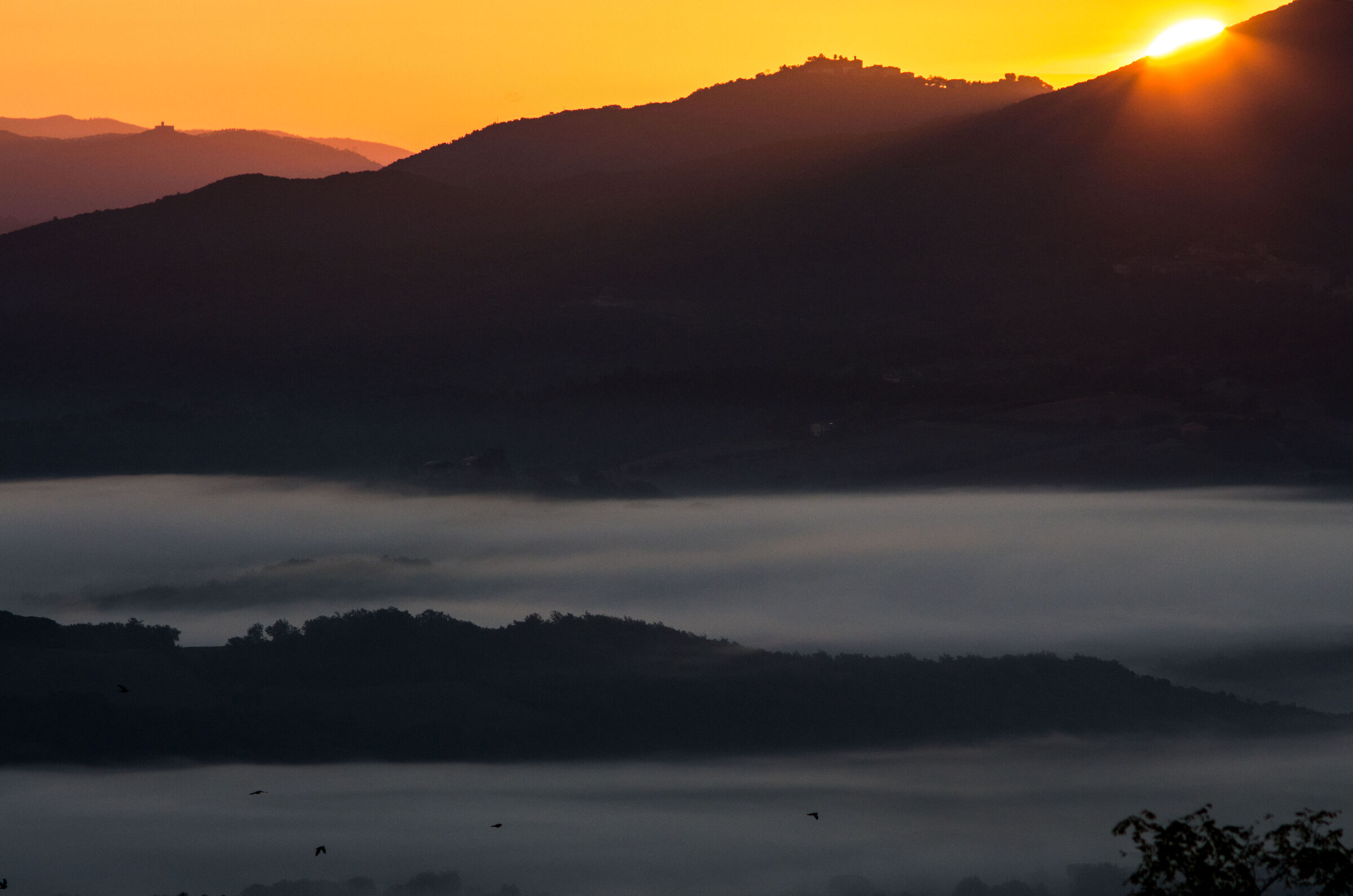 The Magical Sunrise in the Hills