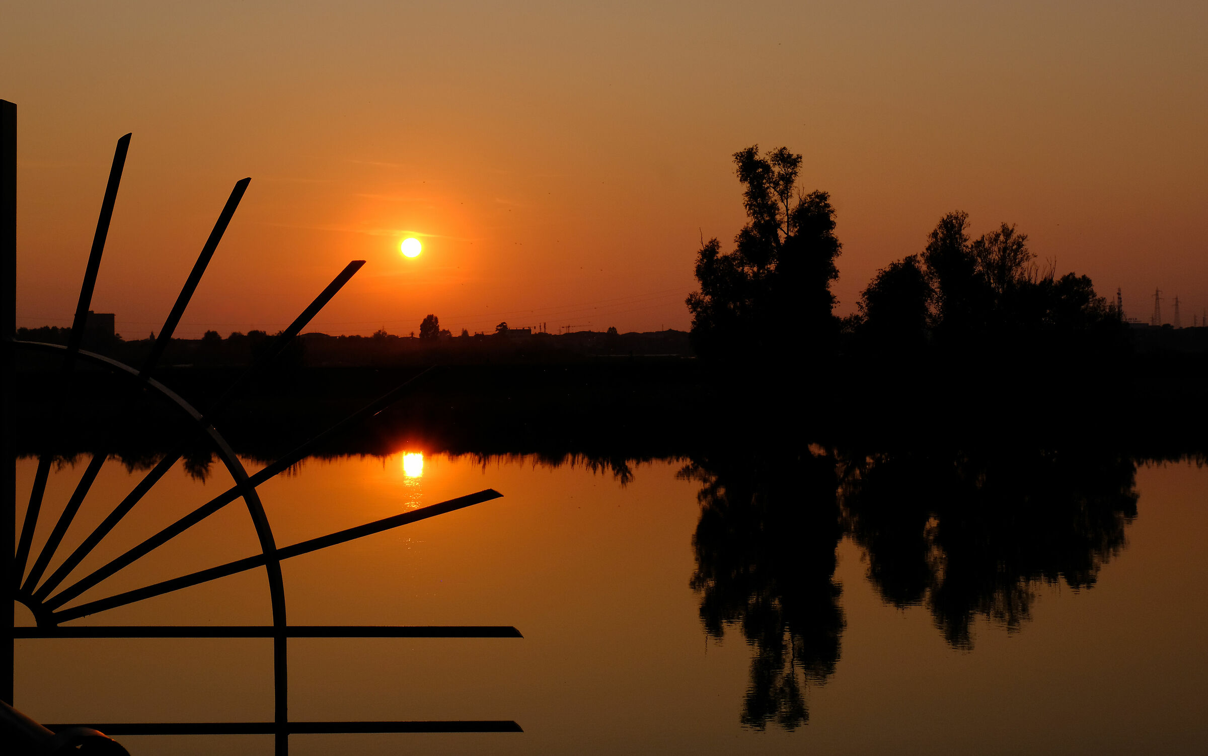 Tramonto sull'Adige