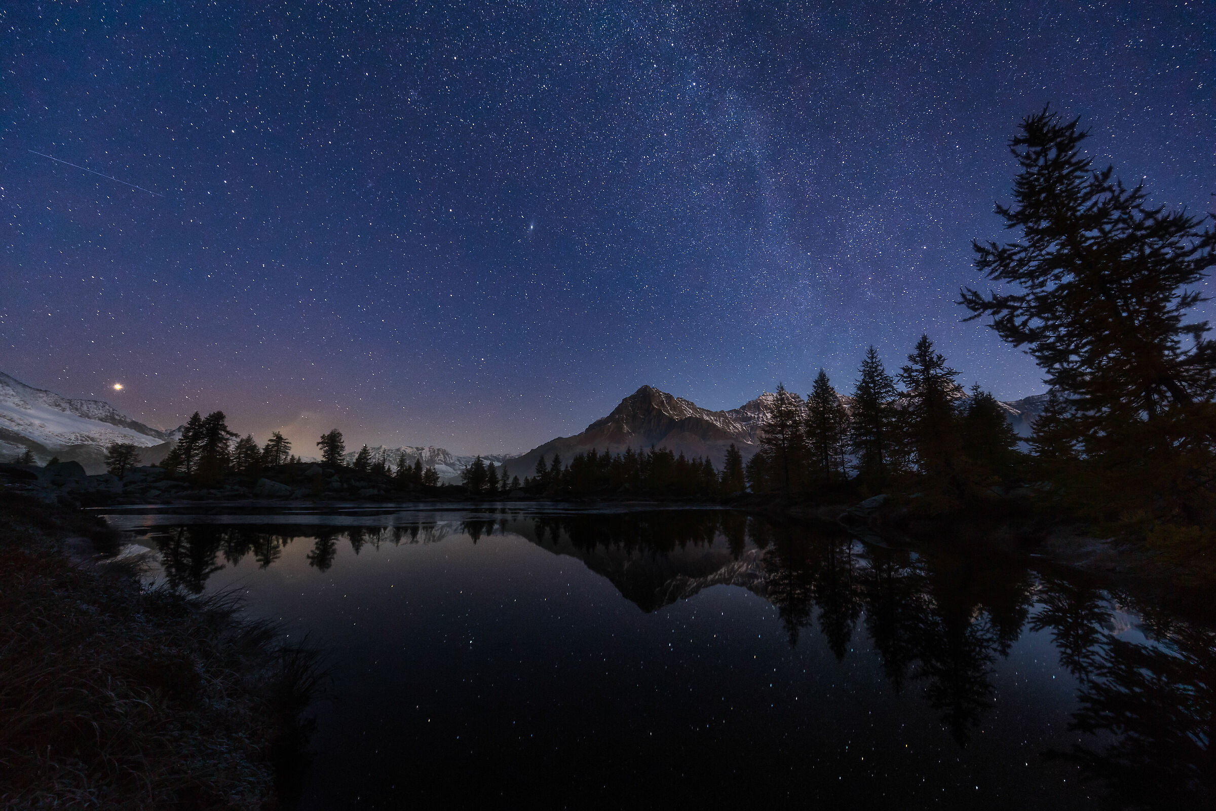 Laghetti di Bellagarda sotto le stelle