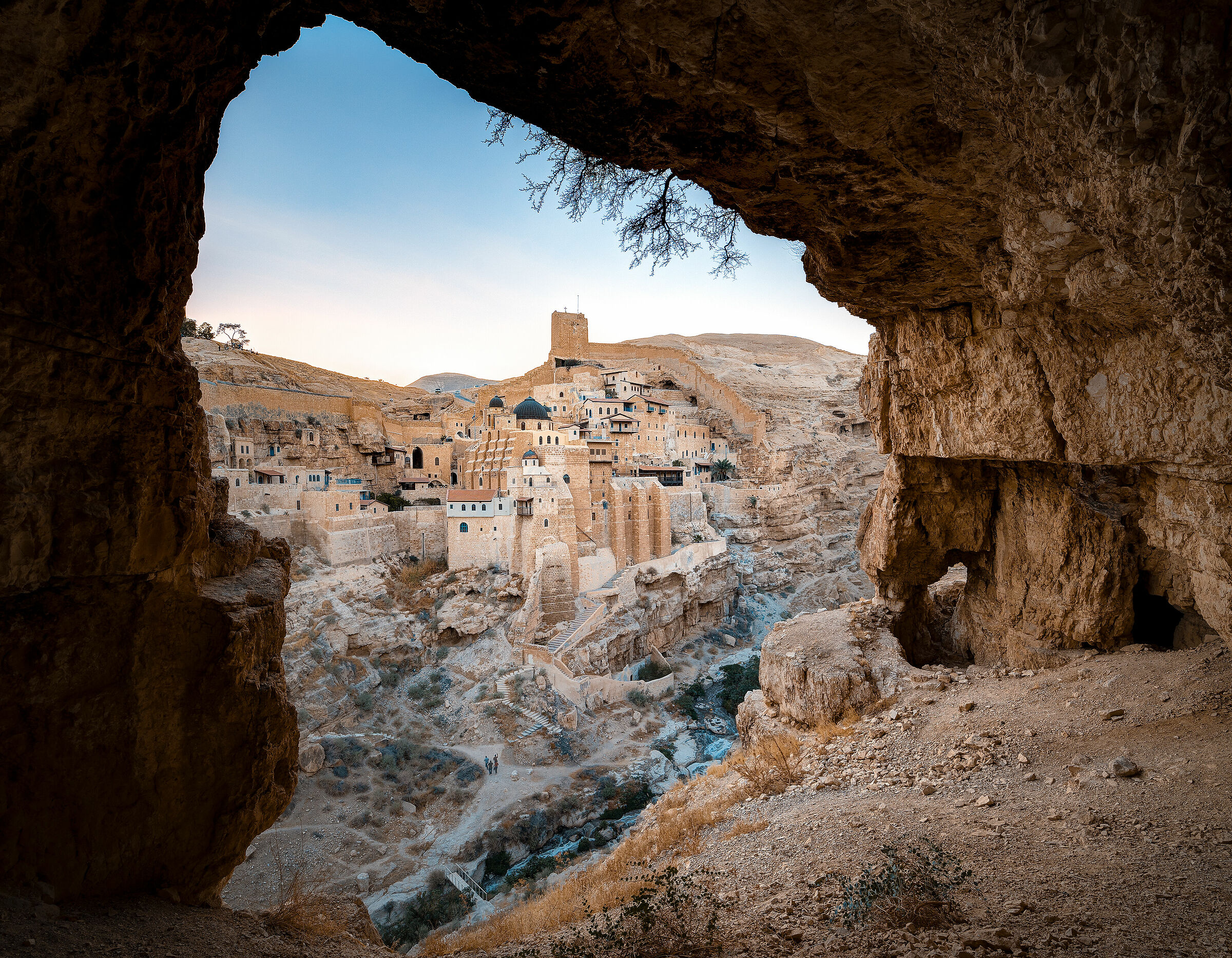 Mar Saba in a frame