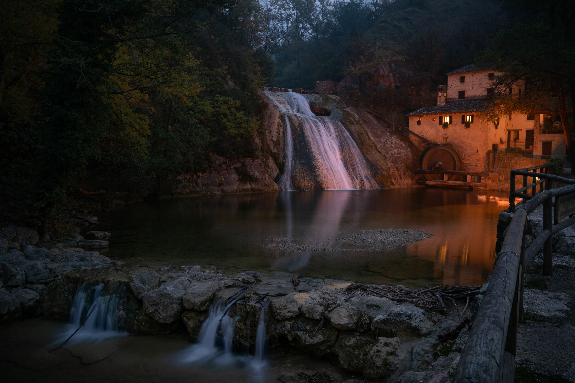 Croda mulinet on an autumn evening