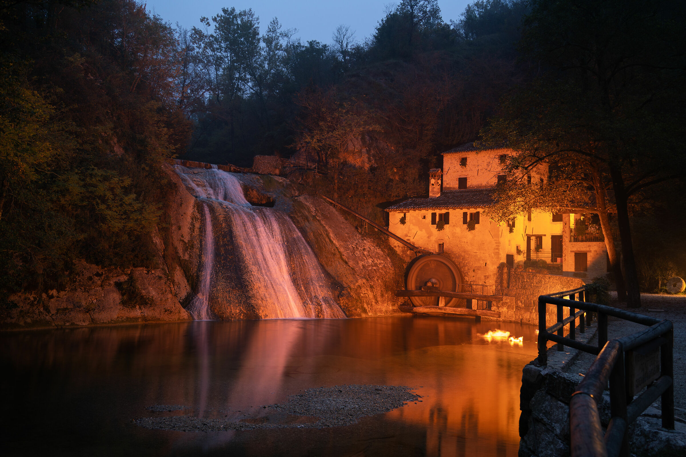 Mulinetto della Croda in una serata autunnale