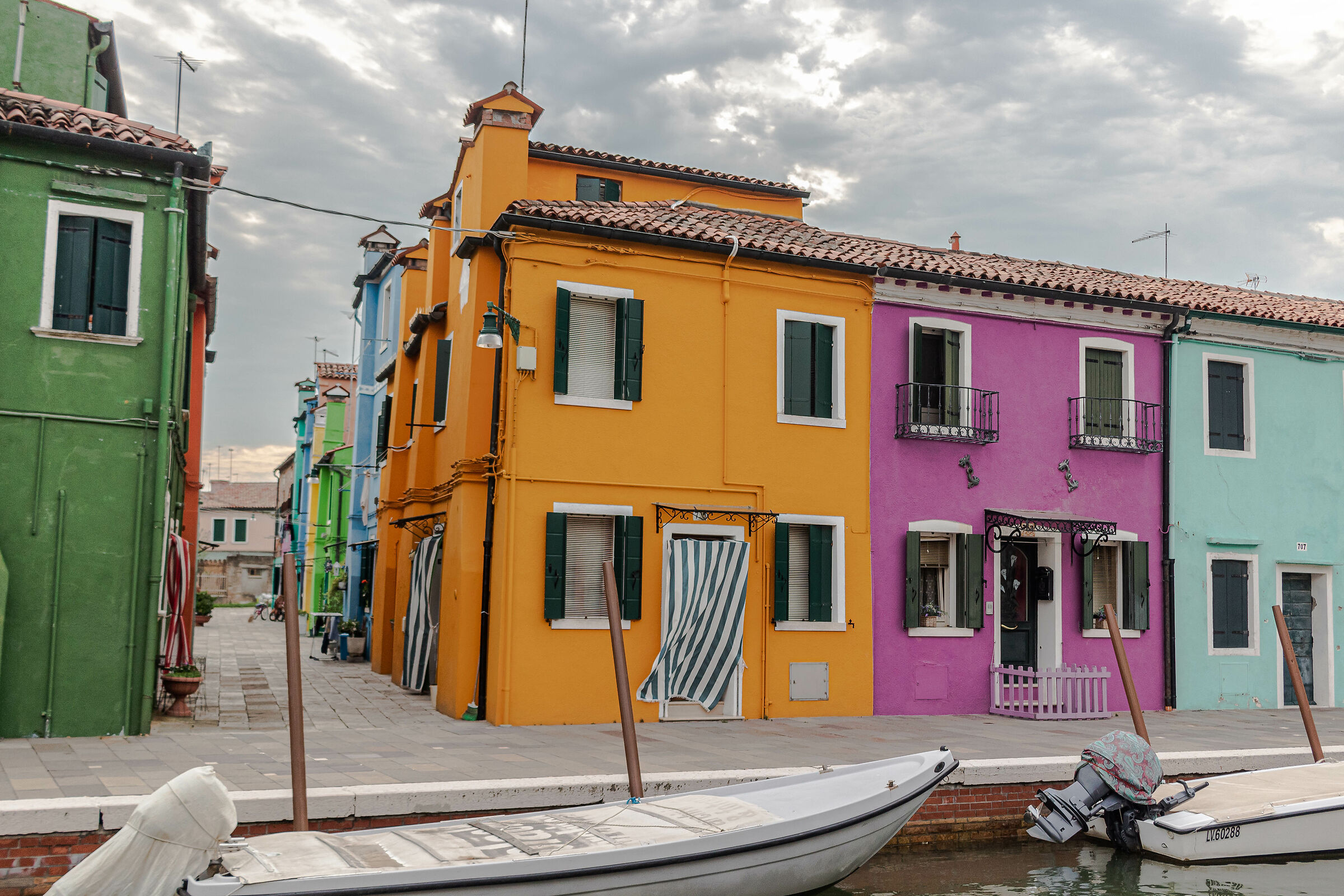 case colorate isola Burano Venezia 23/08/2019
