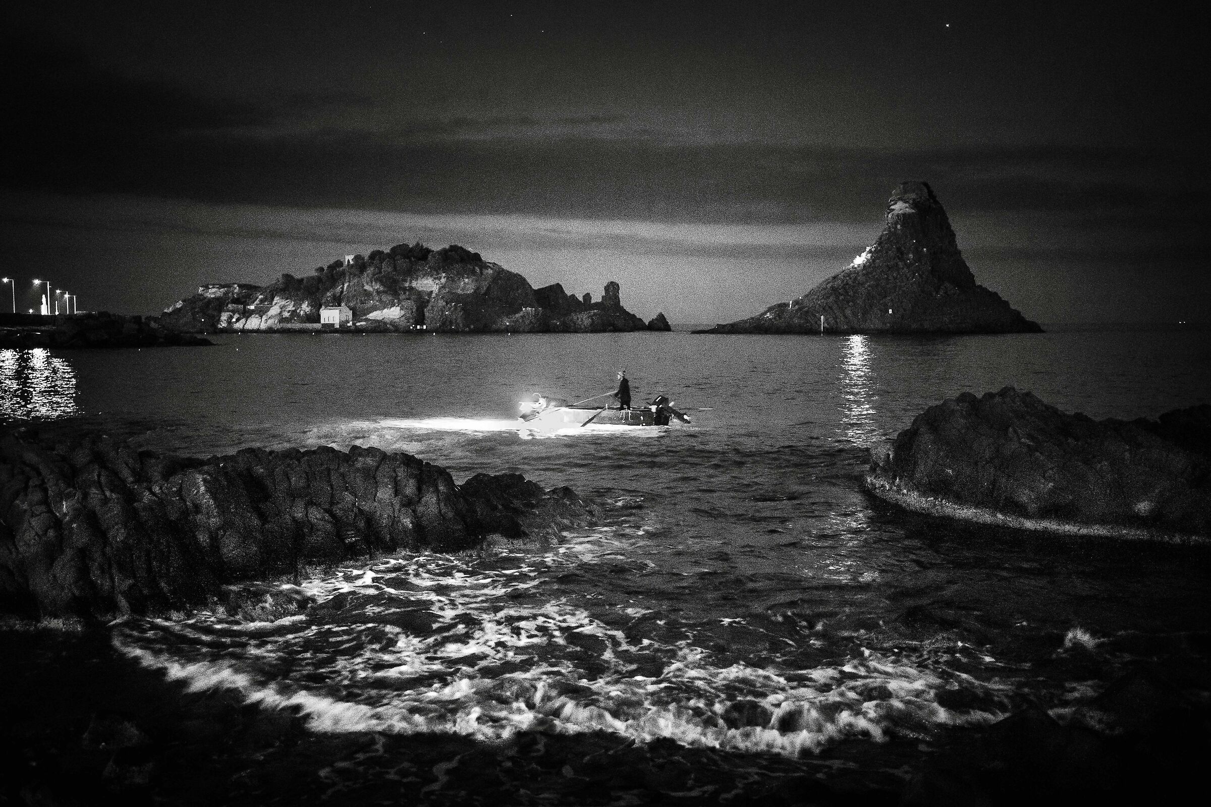 Pesca con la lampara Acitrezza