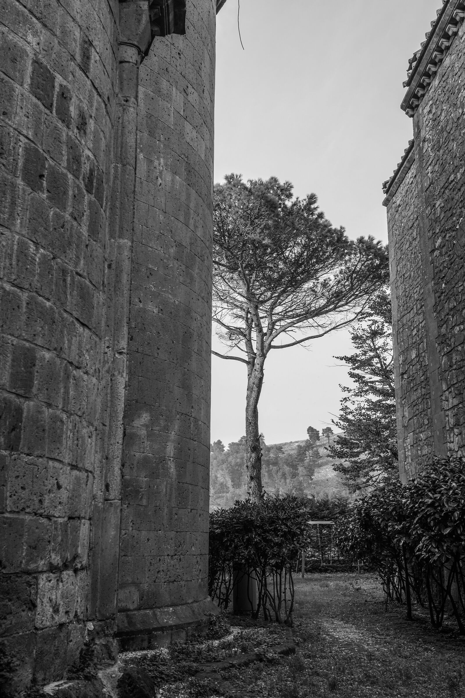 Caserta Vecchia in Bianco nero