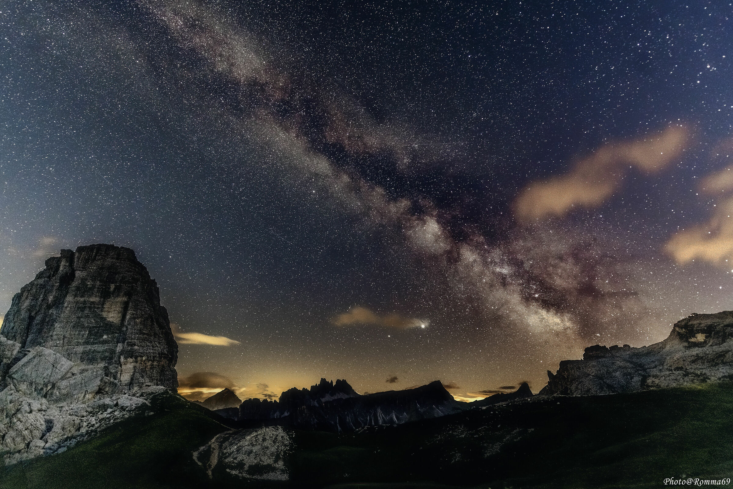 Milky Way sulle Dolomiti Ampezzane