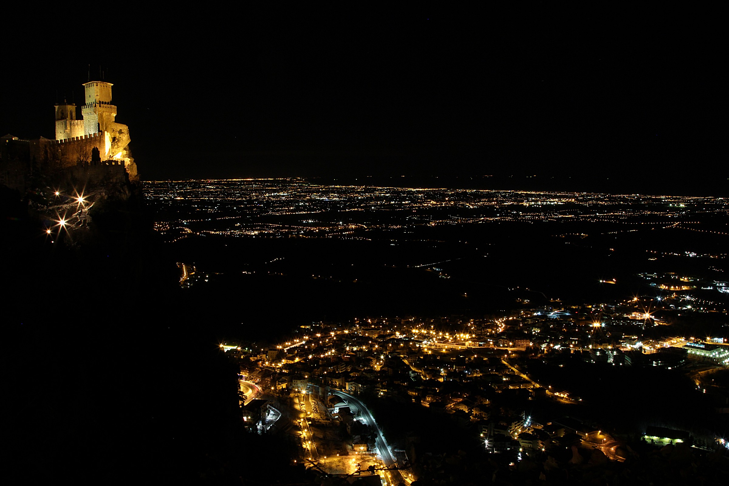 view from the first tower