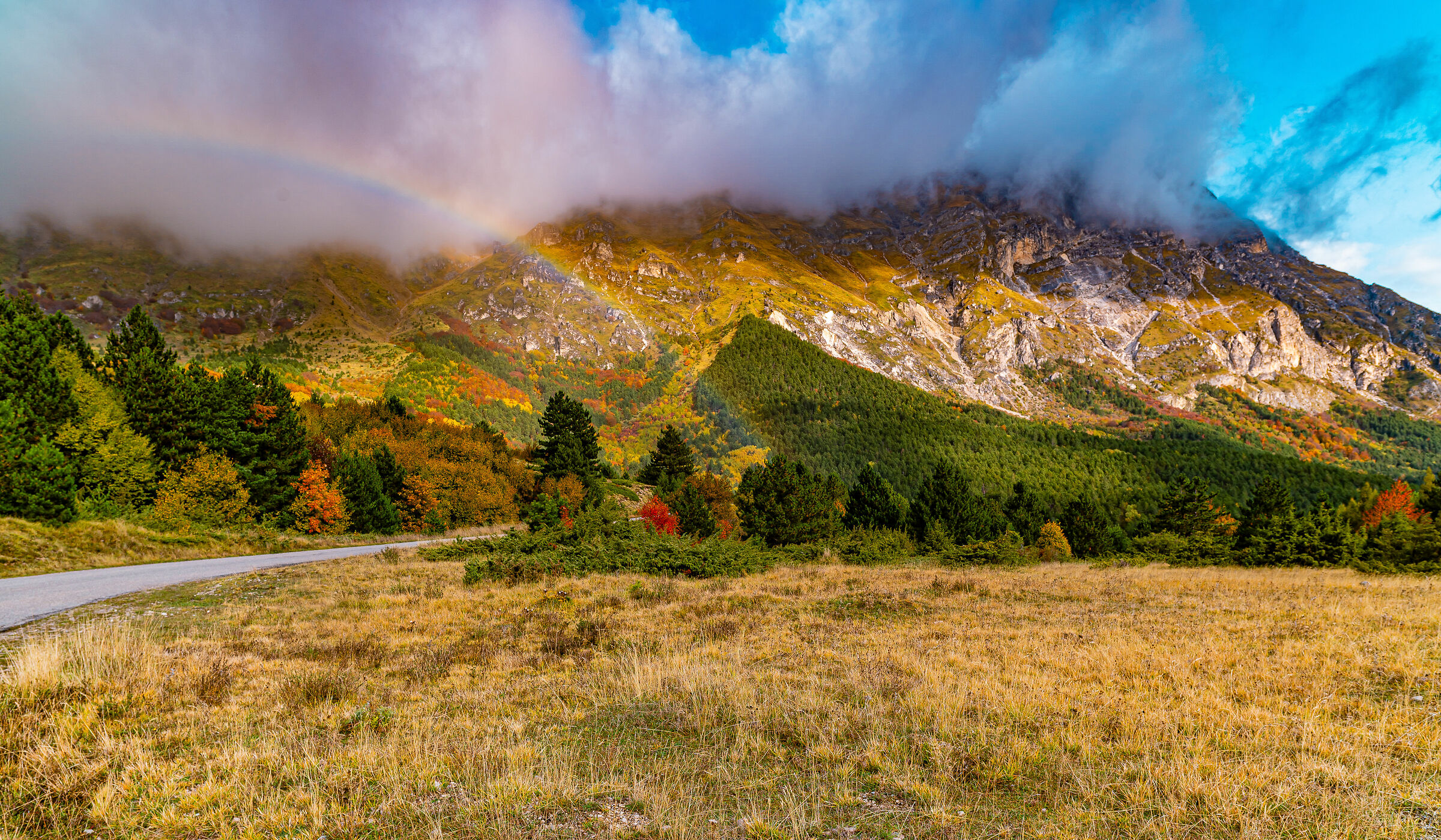 Il Vettore ci ha regalato un arcobaleno di speranza