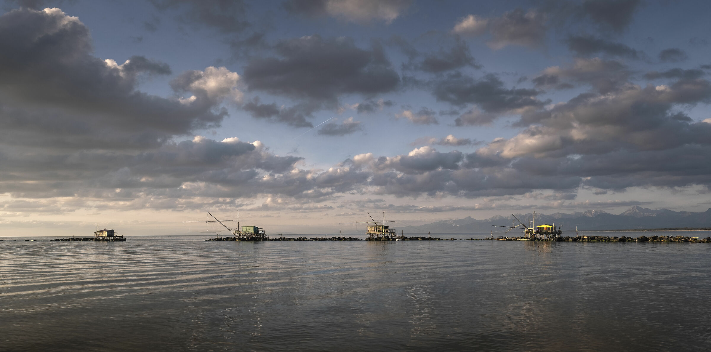 Tramonto a Bocca d'Arno