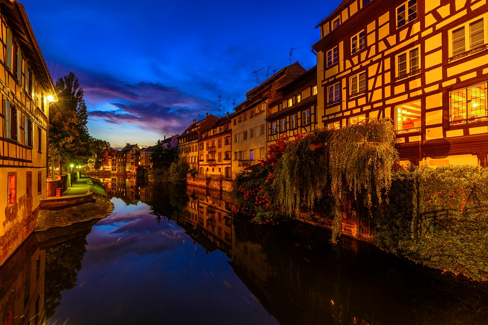 Strasburg in the night