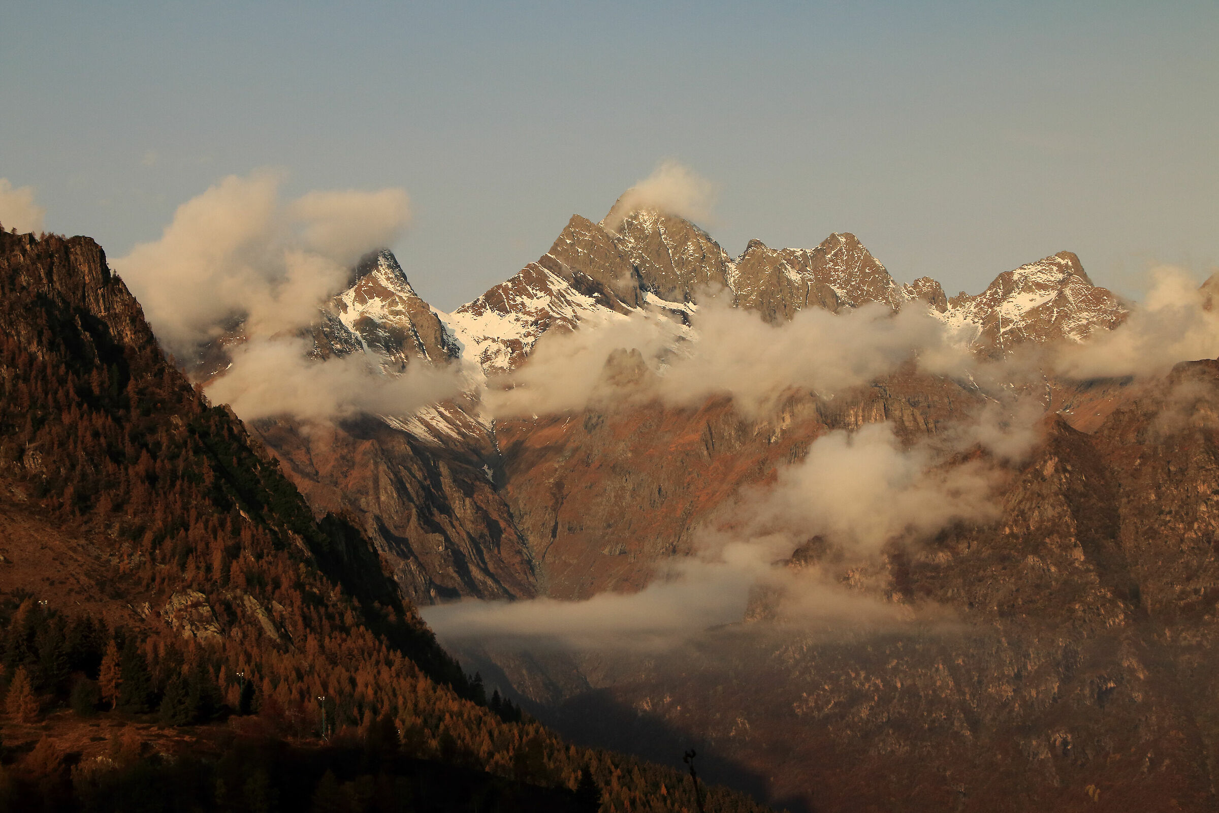 evapora l'umidità di fondovalle