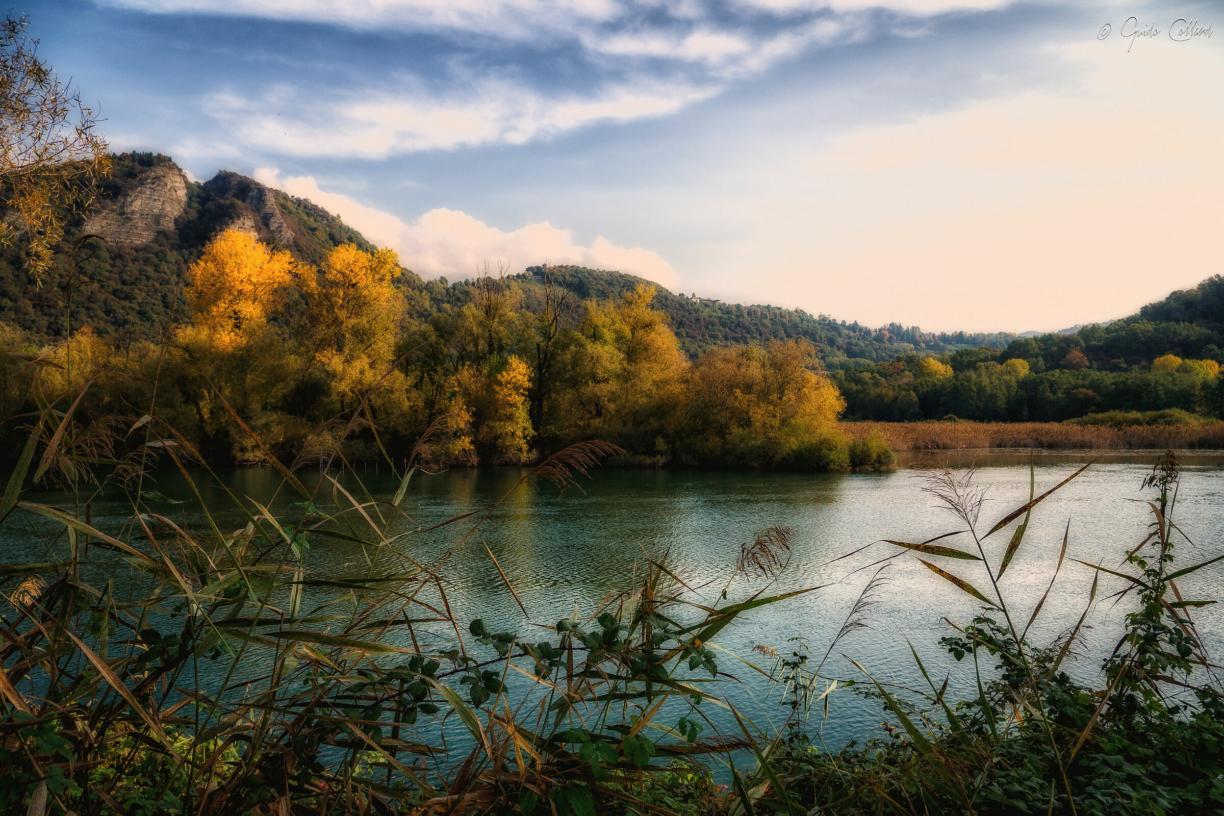 Autunno al fiume Adda