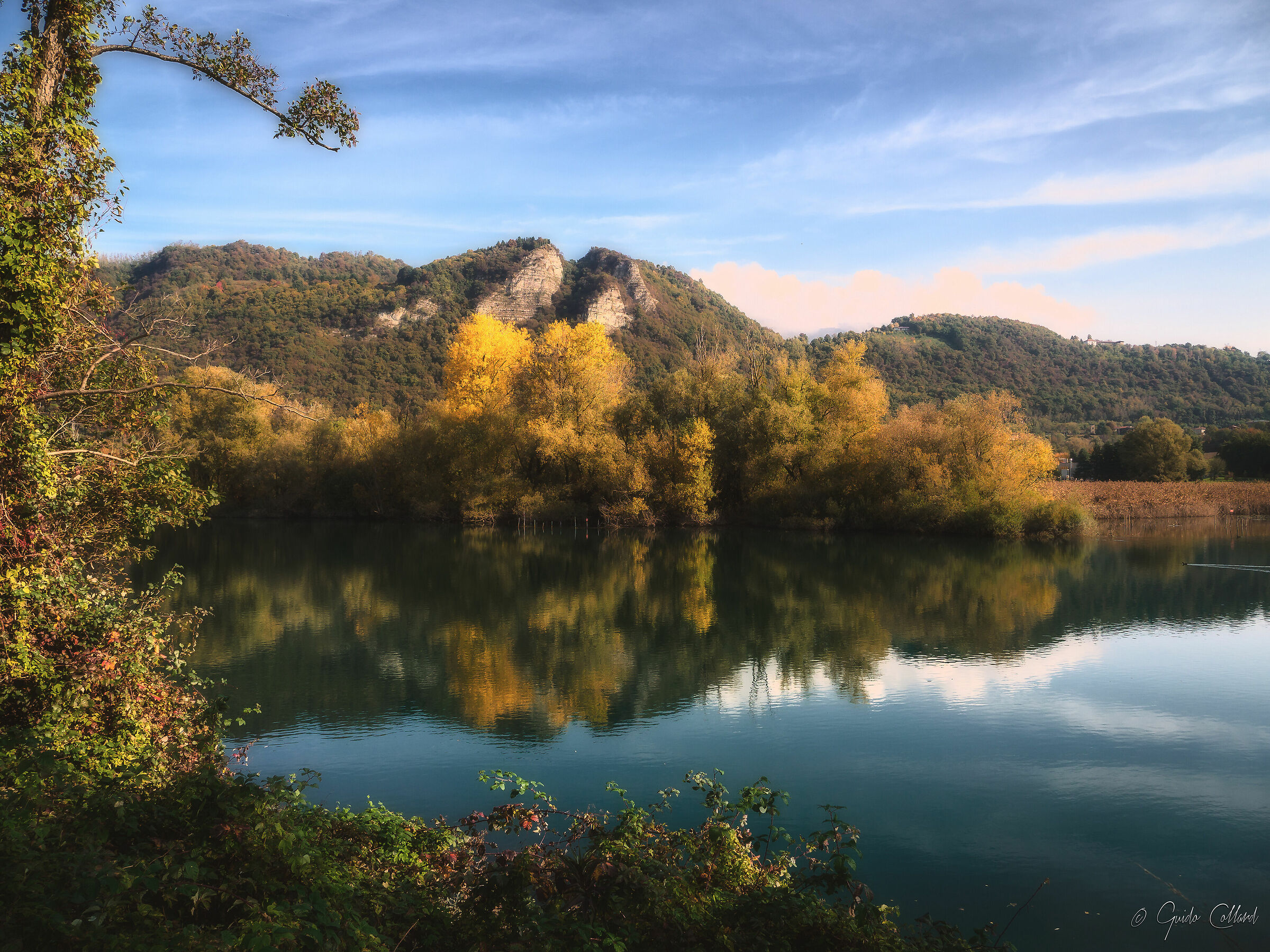 Autumn at the Adda River