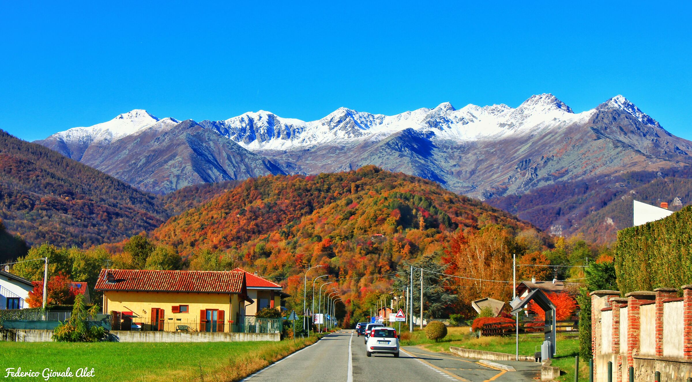 Val Sangone between Autumn and Winter