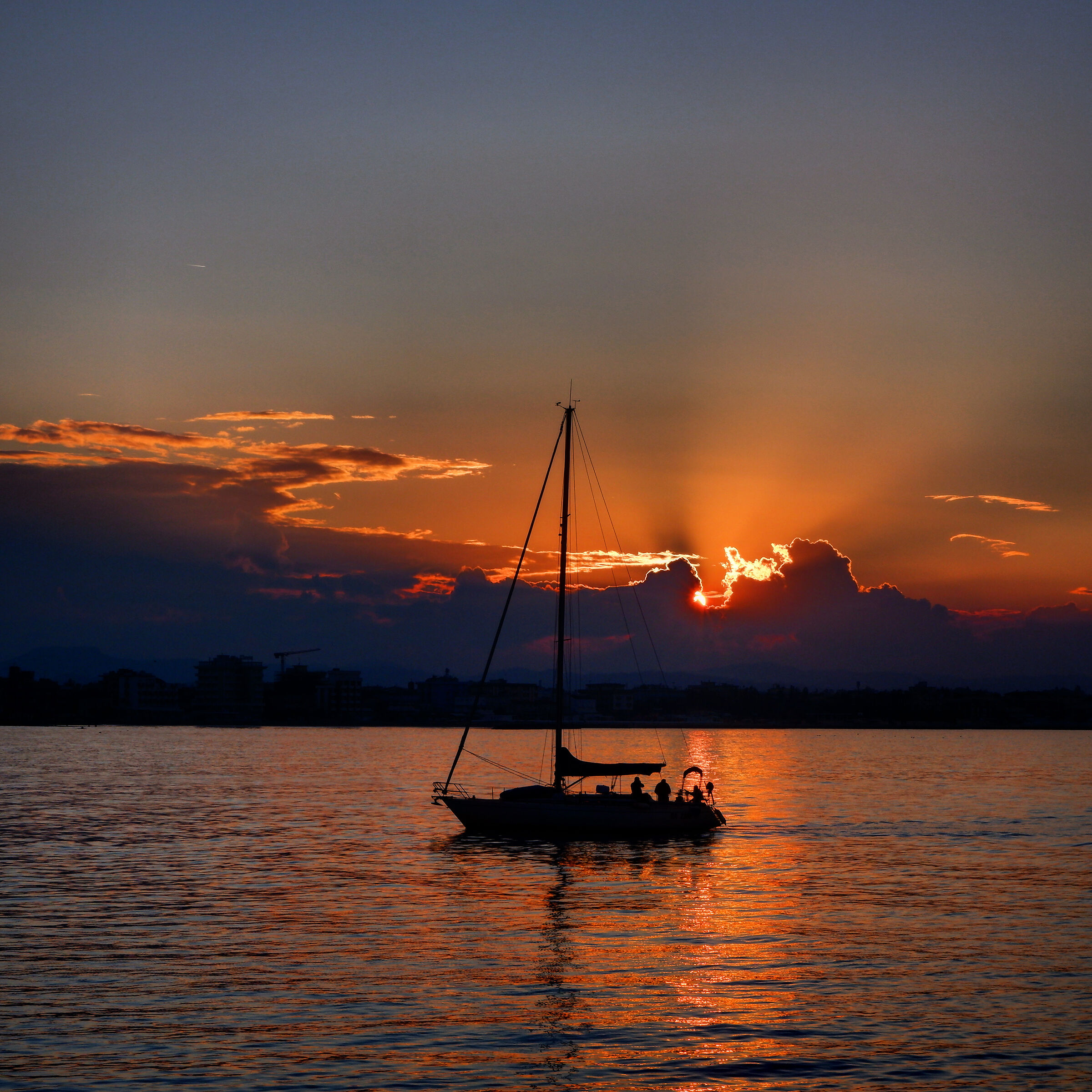 As long as the boat goes