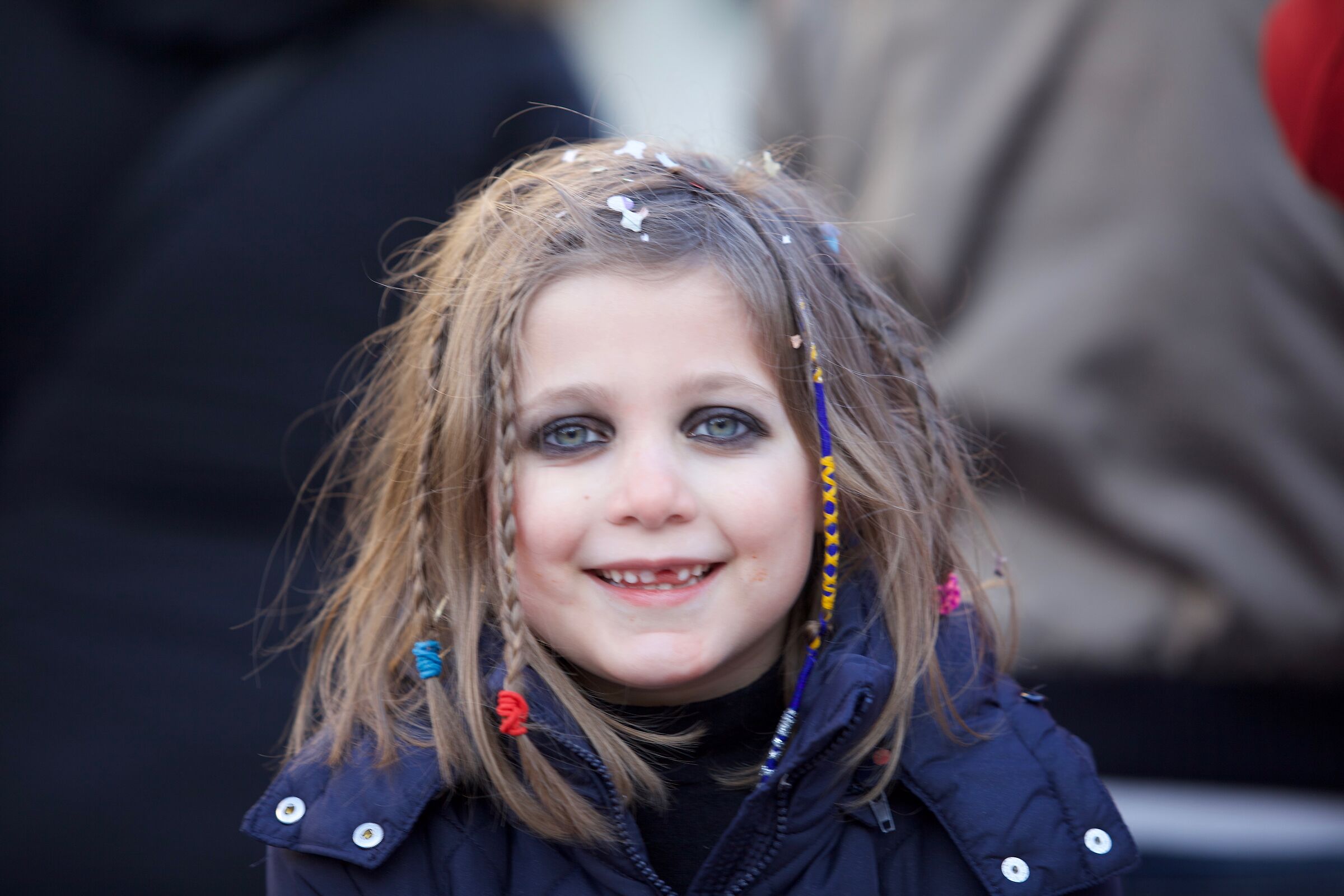 Un sorriso sdentato.