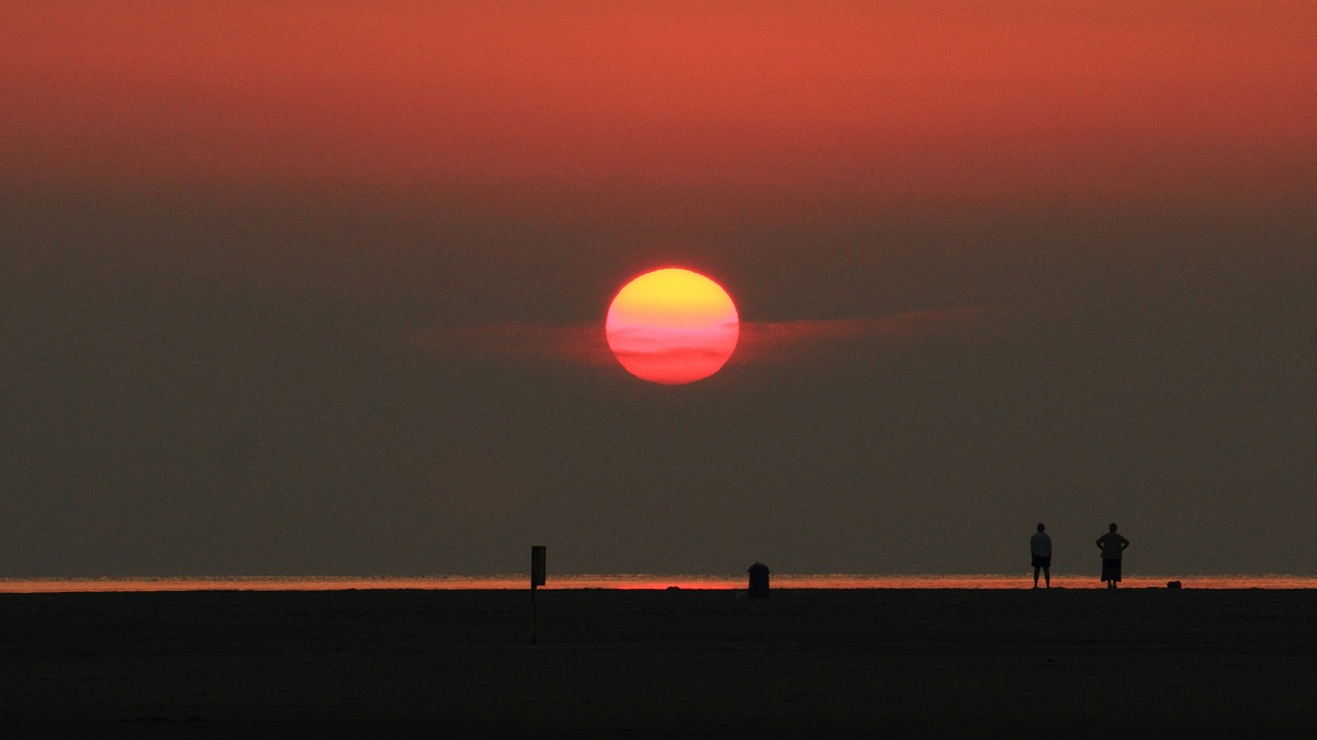 Alba sulla spiaggia di Porto Giunco,Villasimius