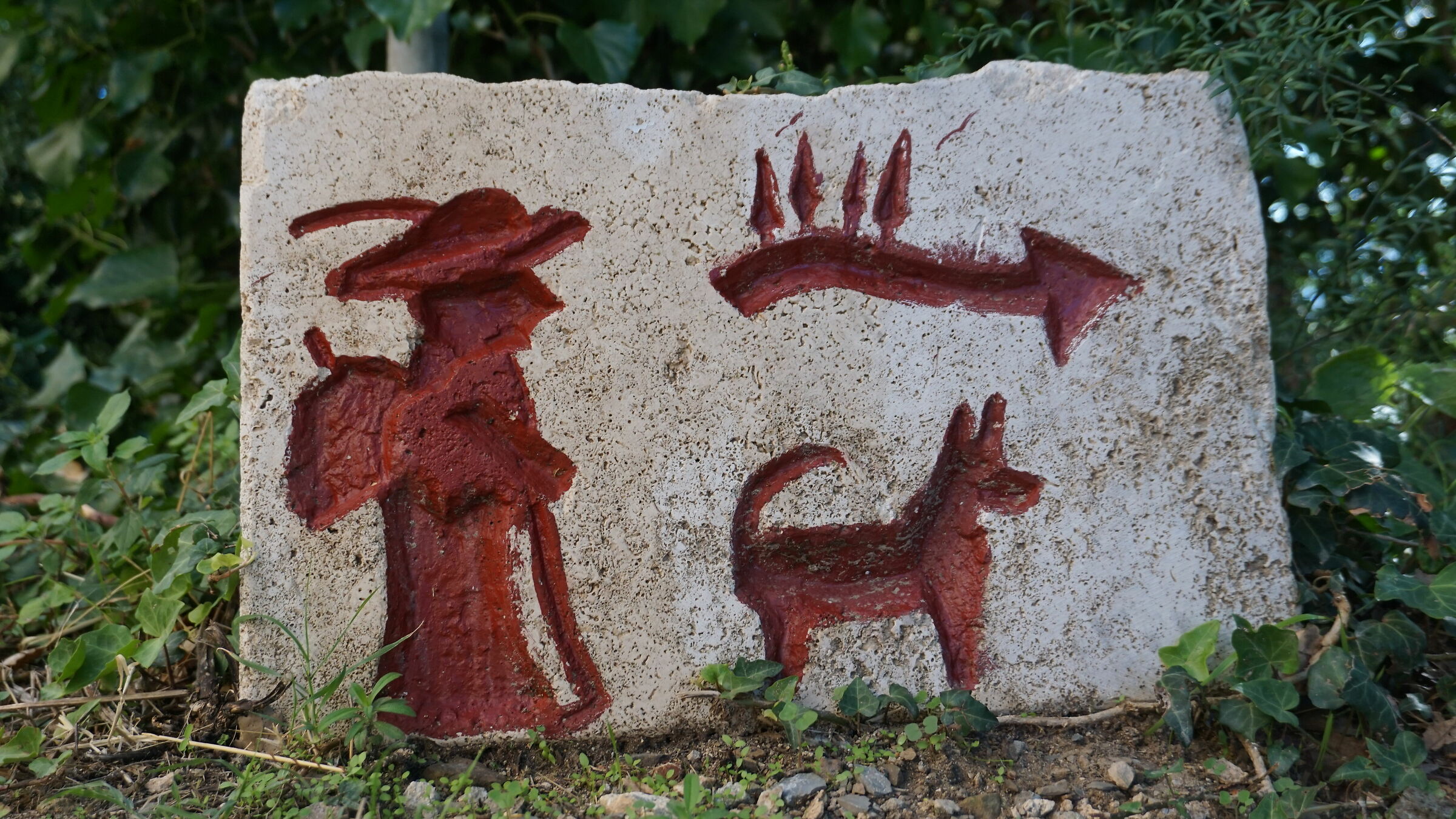 Lungo la via Francigena in Val d'Orcia