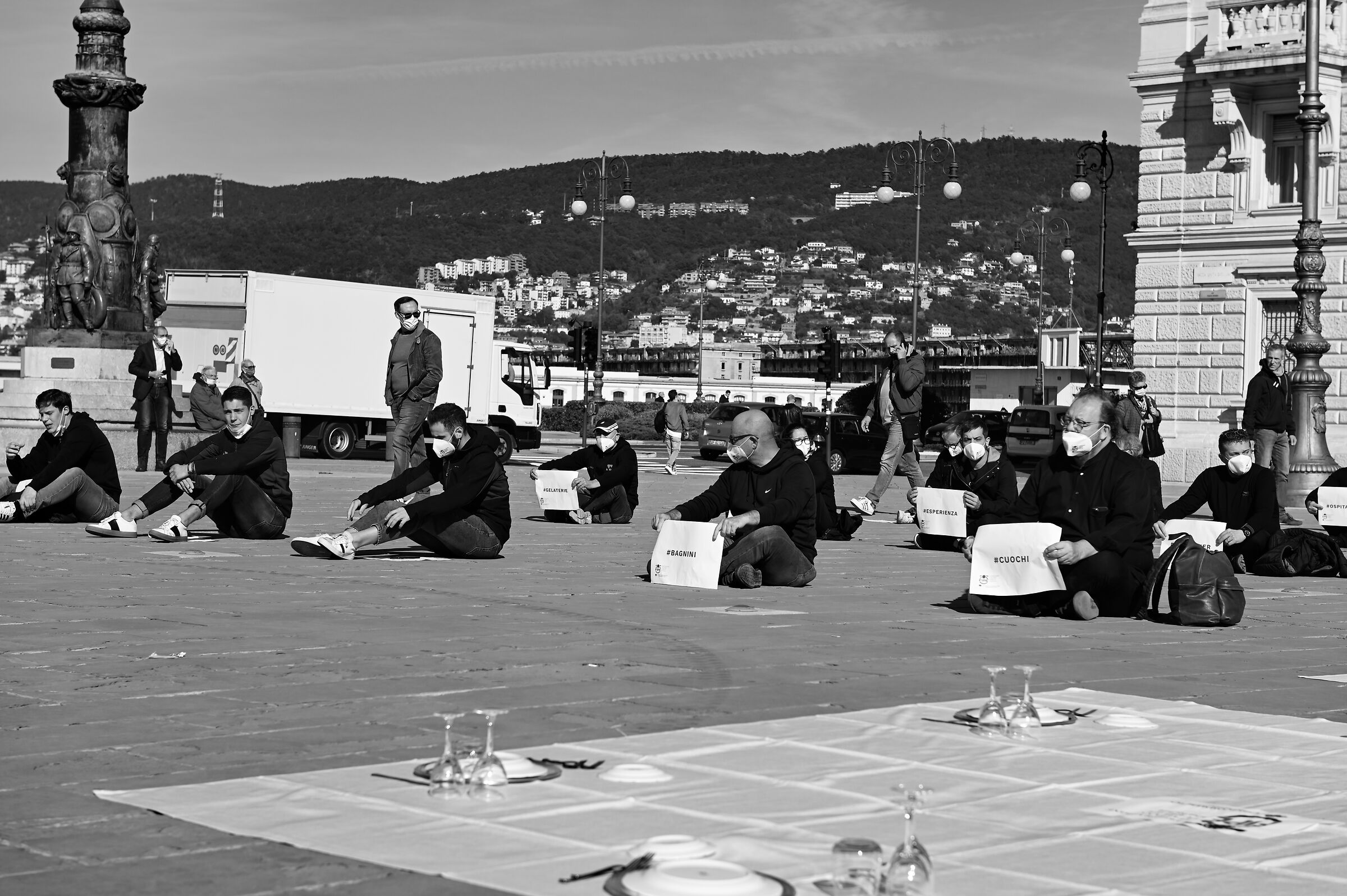 Protesta ristoratori/albergatori