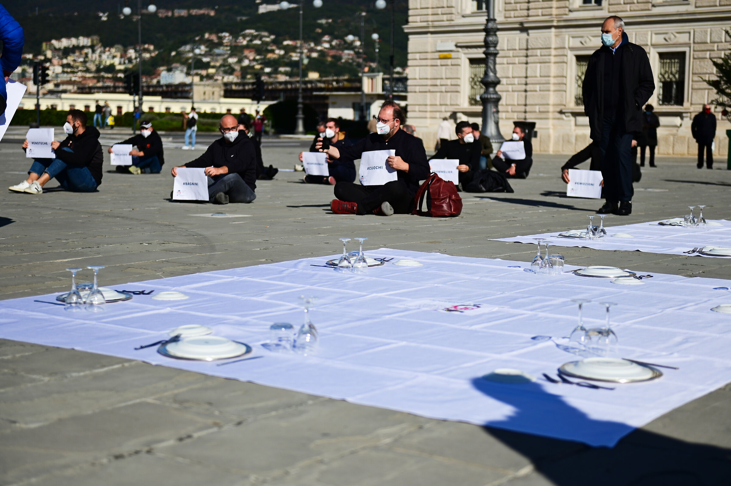 Protesta ristoratori/albergatori