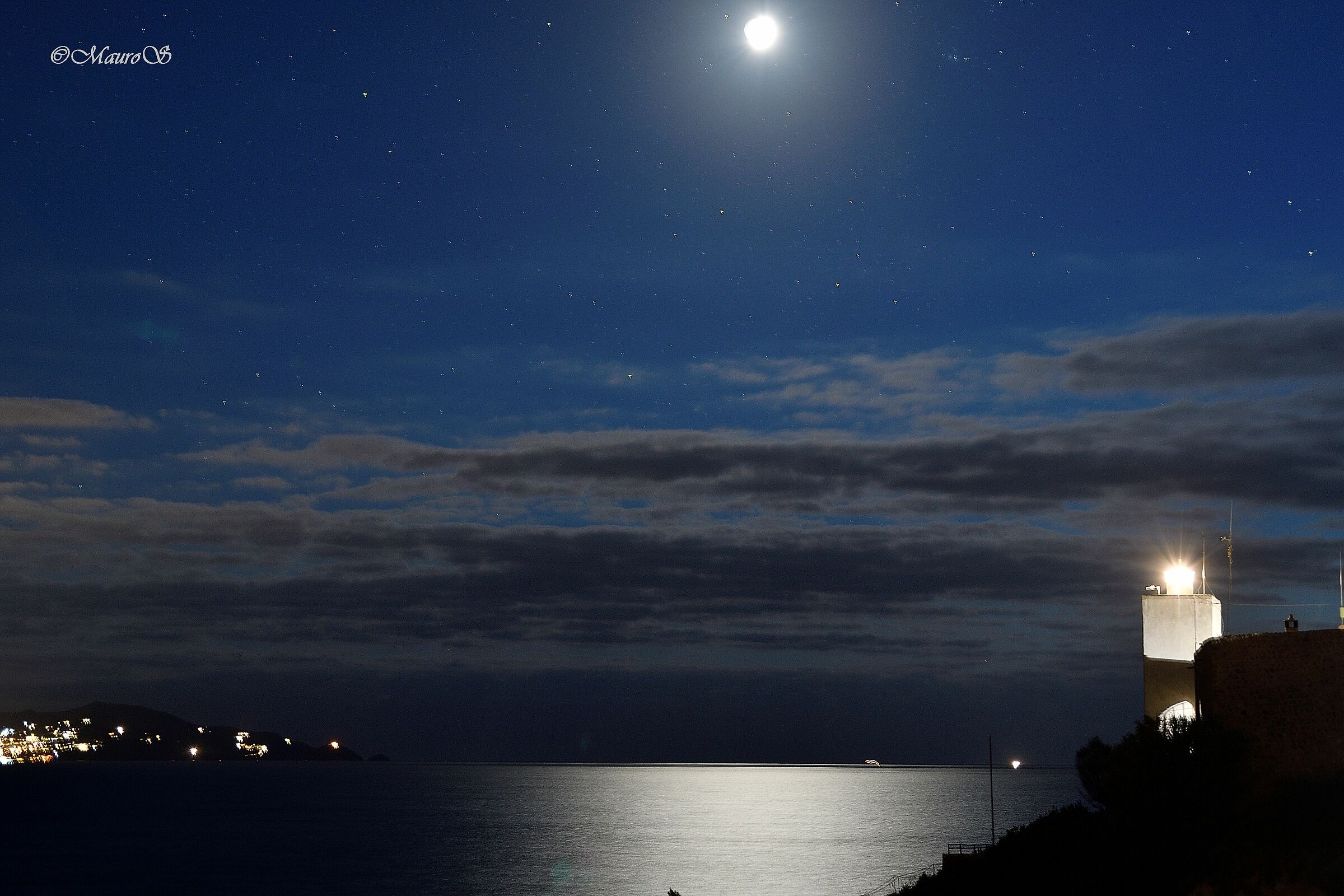 the Moon and the Lighthouse