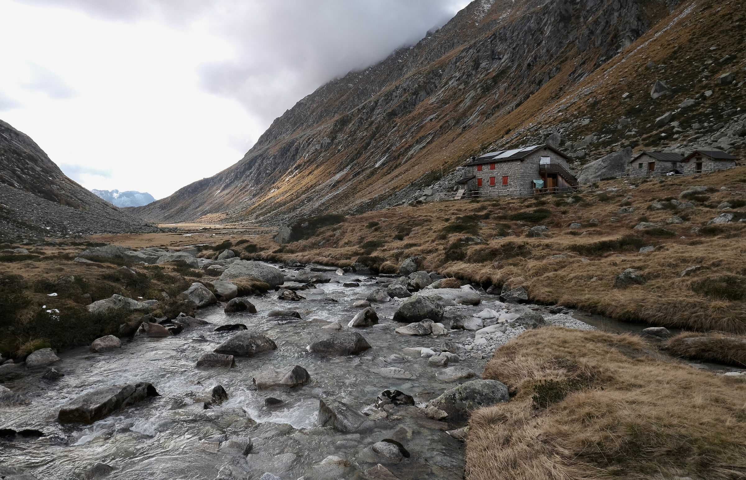 On the slopes of adamello