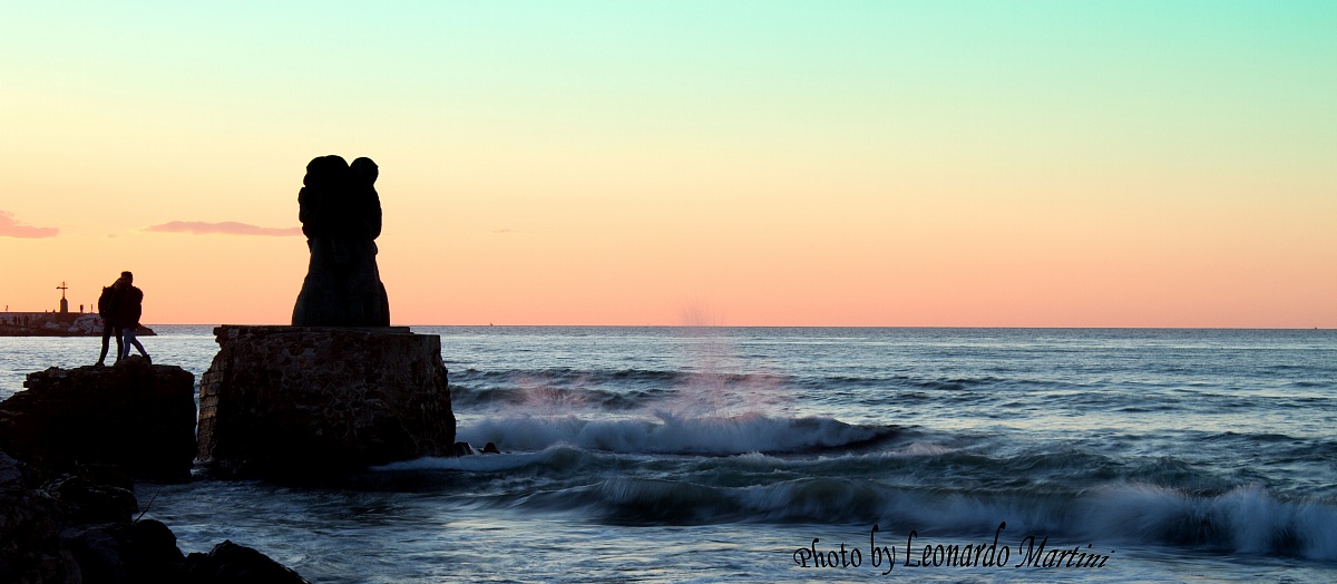 tramonto a viareggio