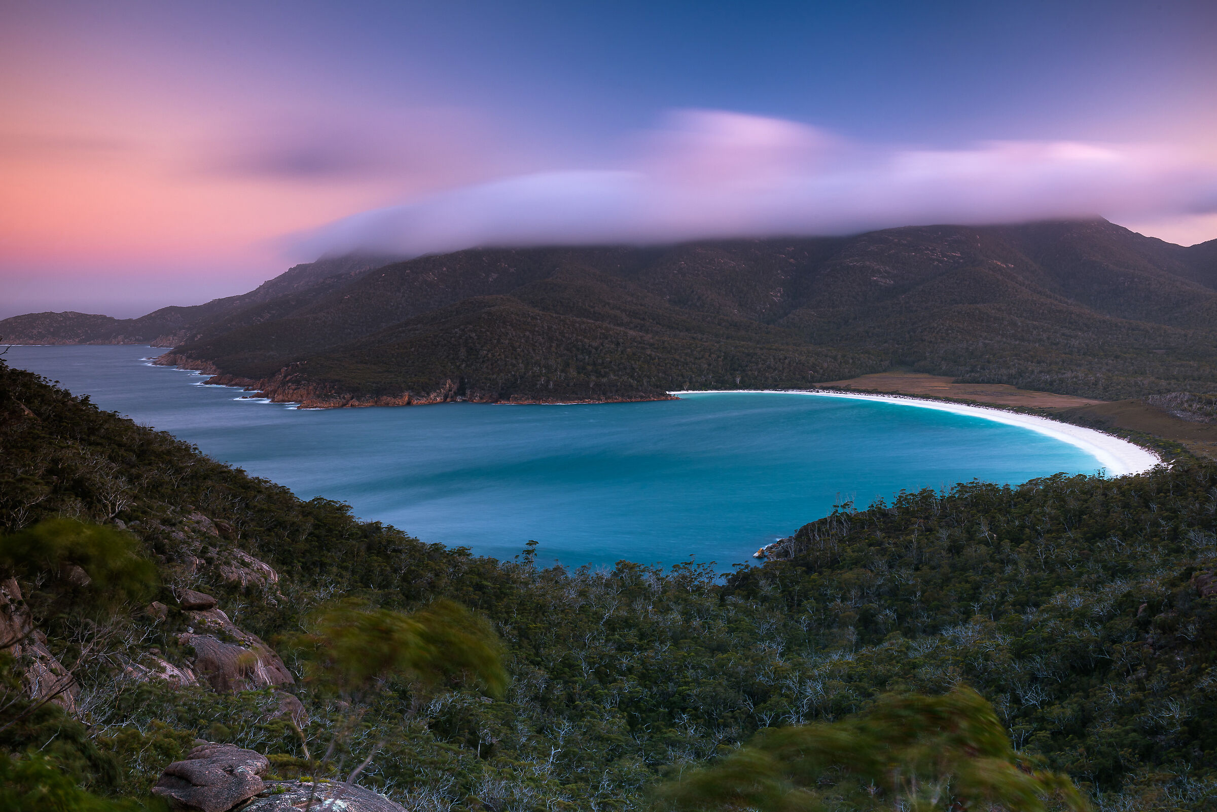 Tramonto a Wineglass Bay | Tasmania