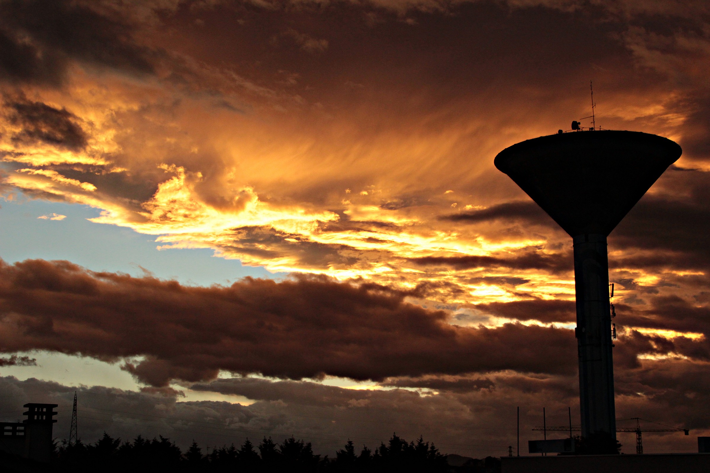 Sunset over Cesenatico