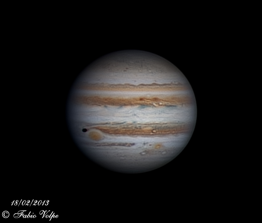 Jupiter satellite in transit and eclipse