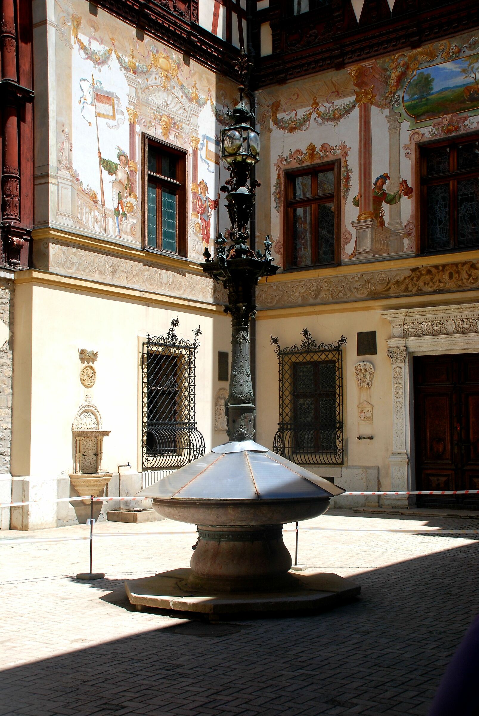 Peles Castle Inner Courtyard