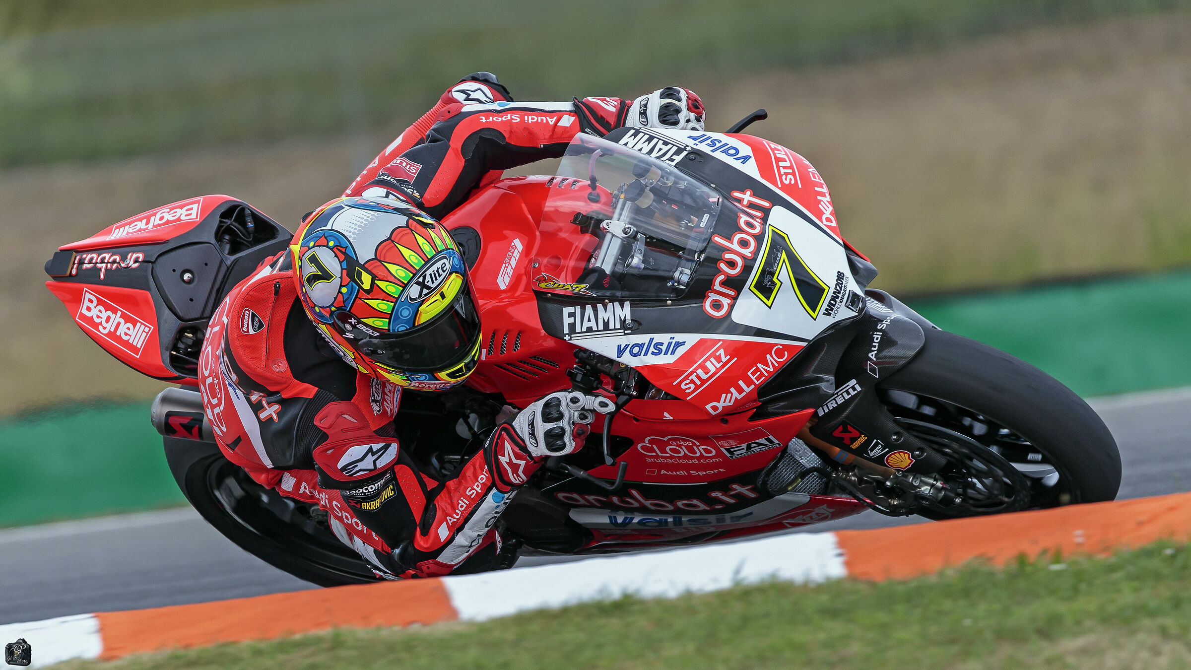 Chaz Davies in action